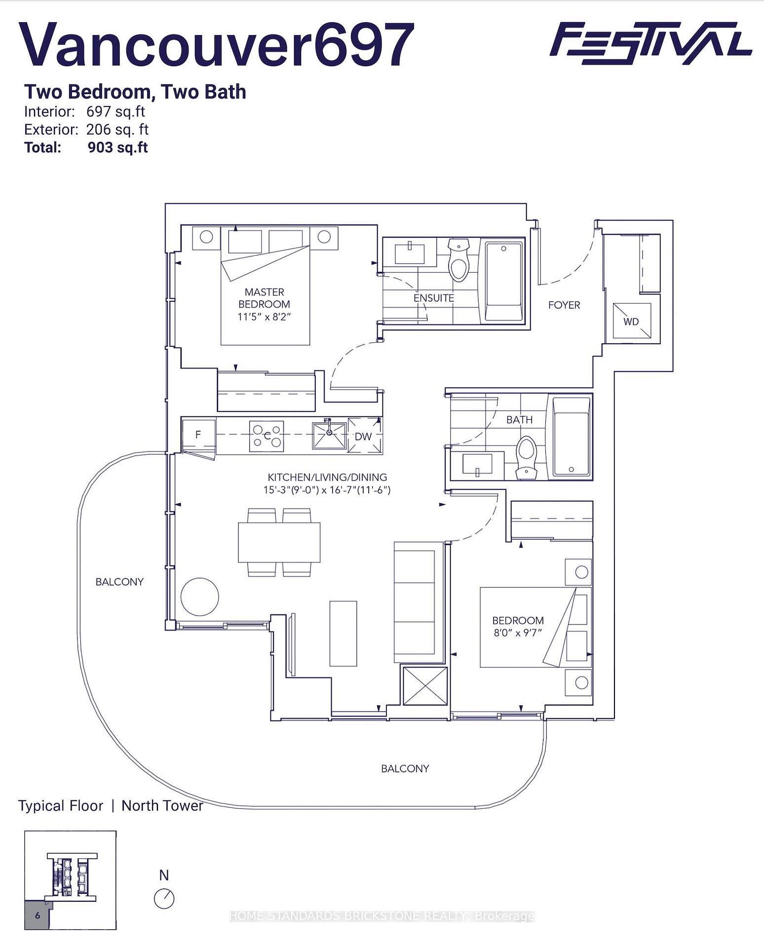 Photo 19 of Unit 1606, 225 Commerce Street, Vaughan, Vaughan Corporate Centre — HOMEH