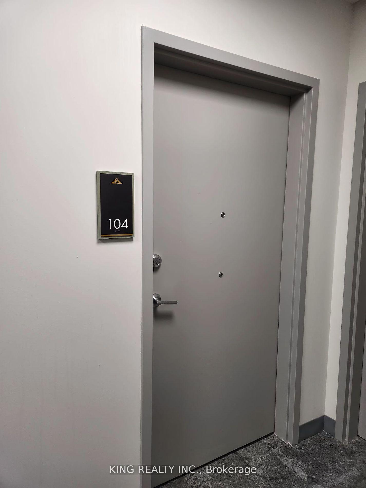 Front of Unit 104, 1201 Lackner Place