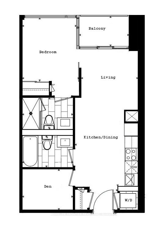 Photo 3 of Unit 1114, 60 Princess Street, Toronto, Waterfront Communities — HOMEH