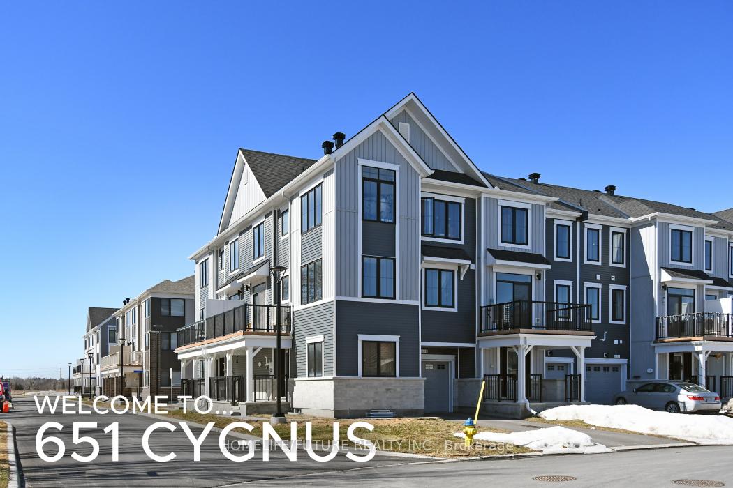 Front of 651 Cygnus Street