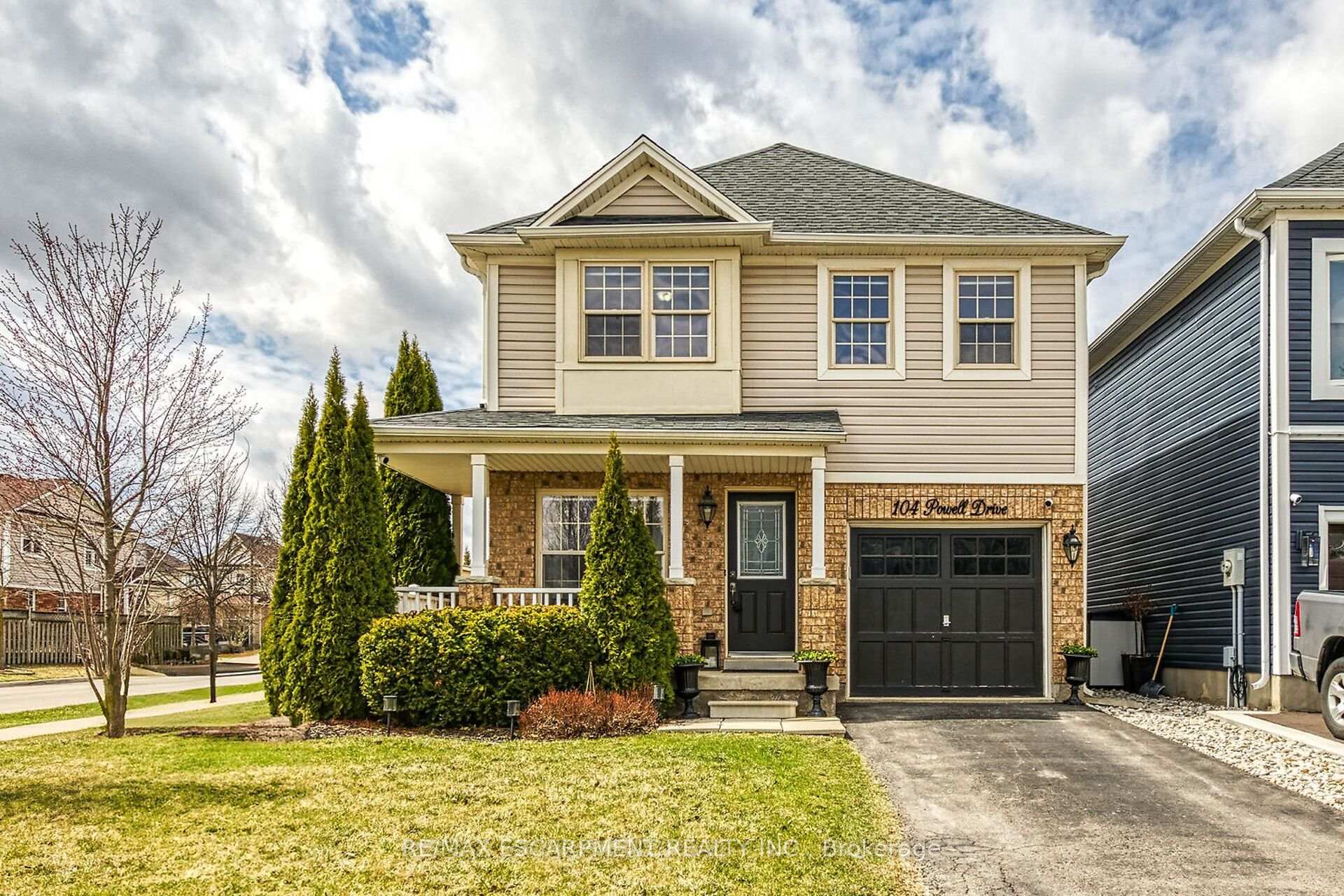 Front of 104 Powell Drive