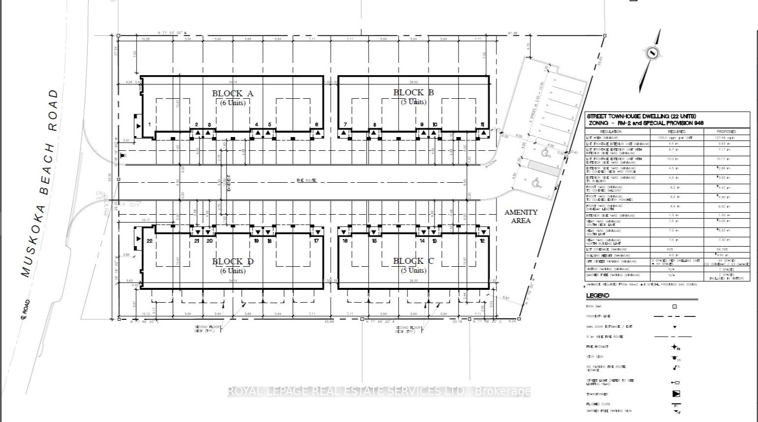 Front of 530 Muskoka Beach Road