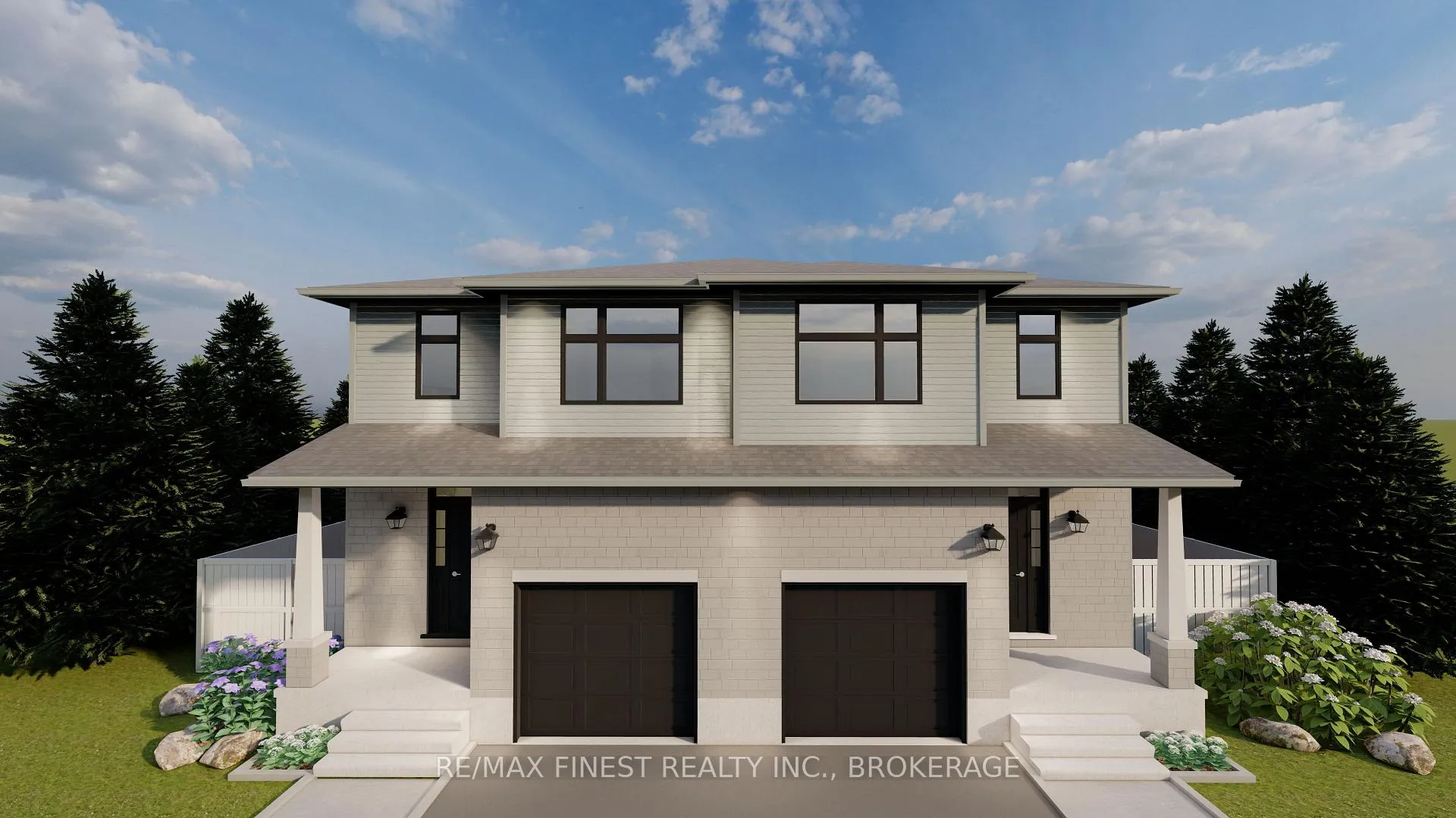 Front of Unit Lot F4, 1345 Woodfield Crescent
