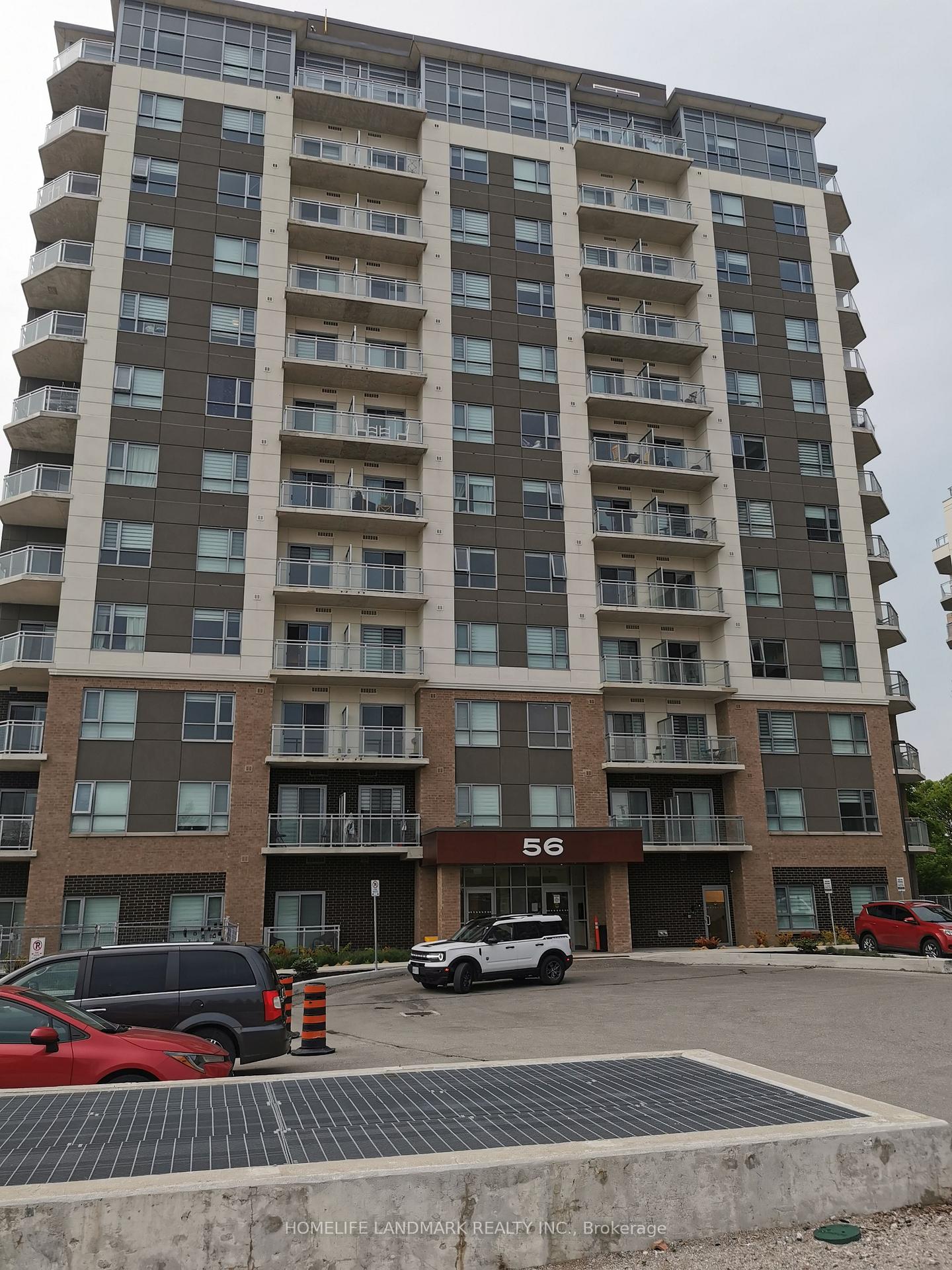 Front of Unit 607, 56 Lakeside Terrace S
