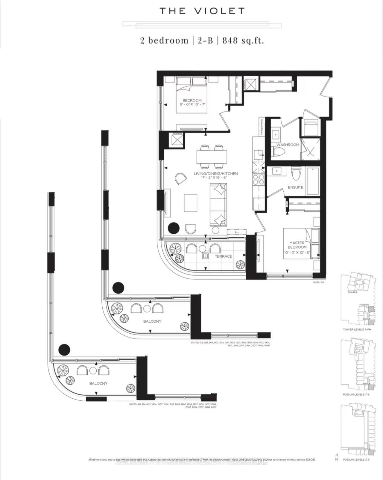 Photo 3 of Unit 1804, 38 Andre de Grasse Street, Markham, Unionville — HOMEH