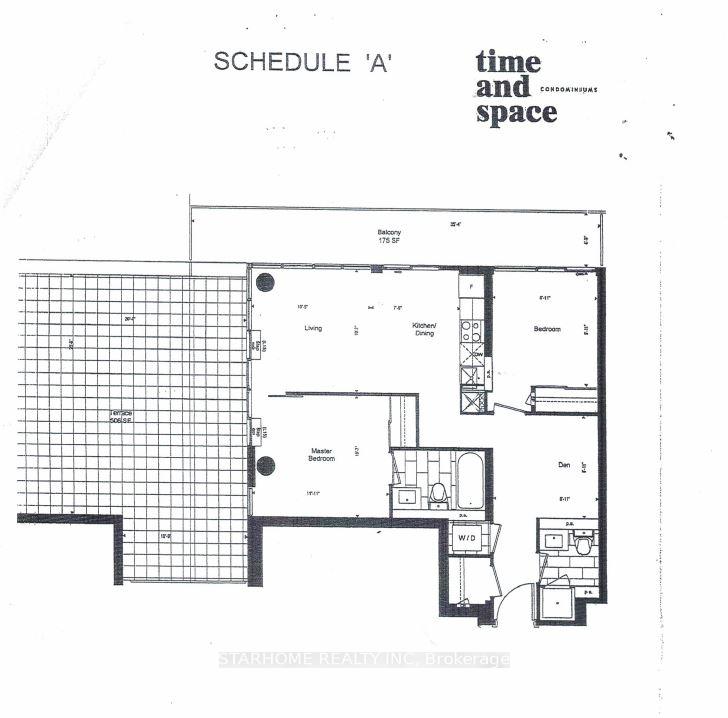 Front of Unit 1617, 60 Princess Street