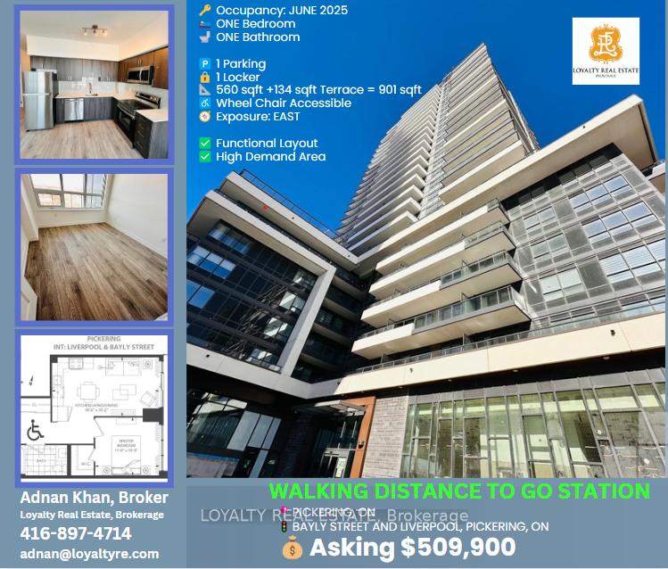 Photo 2 of Unit 2111, 1455 Celebration Drive, Pickering, Bay Ridges — HOMEH