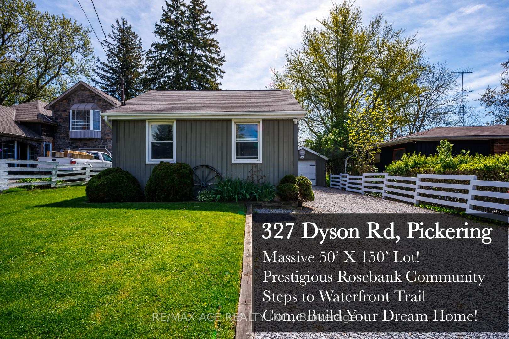 Front of 327 Dyson Road