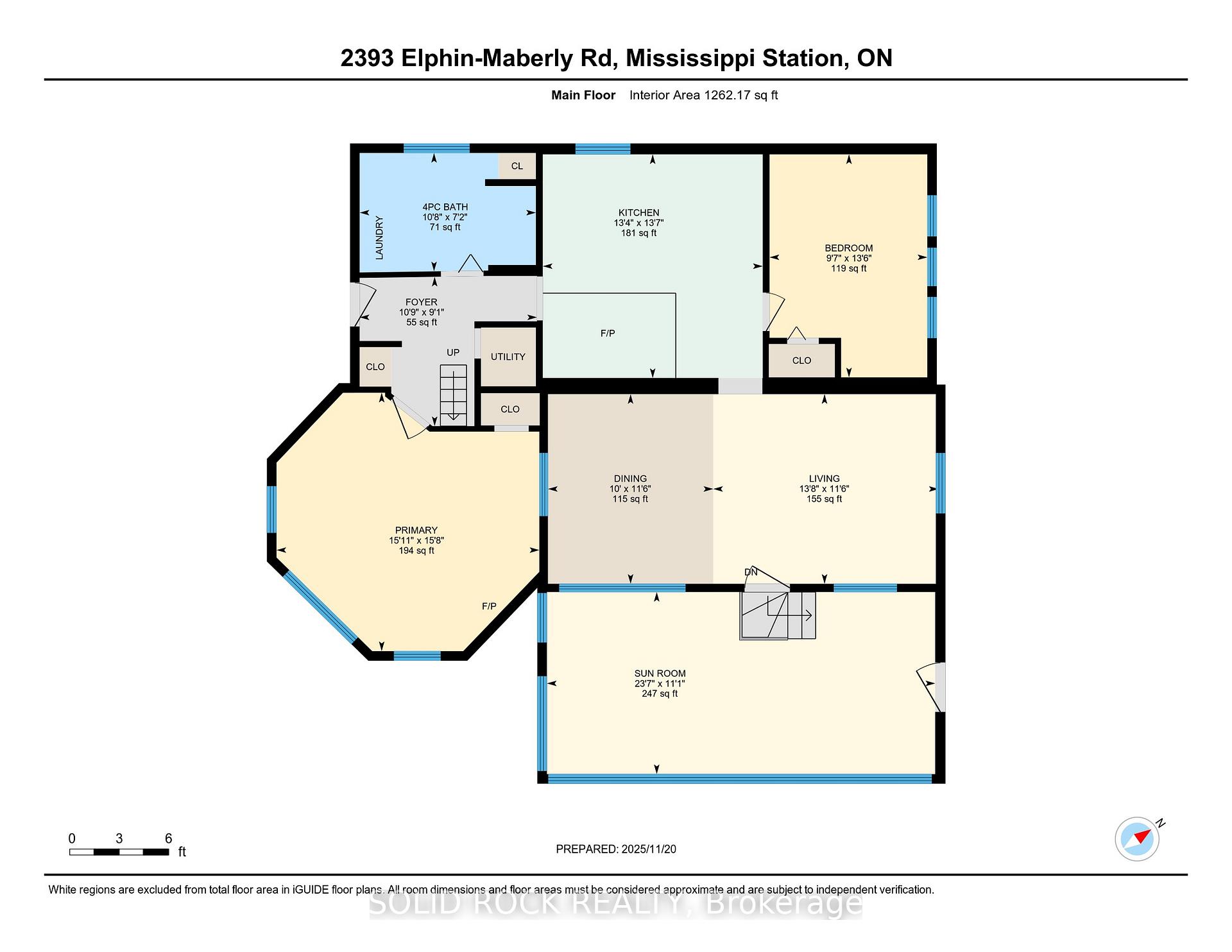 Front of 2393 Elphin Maberly Road