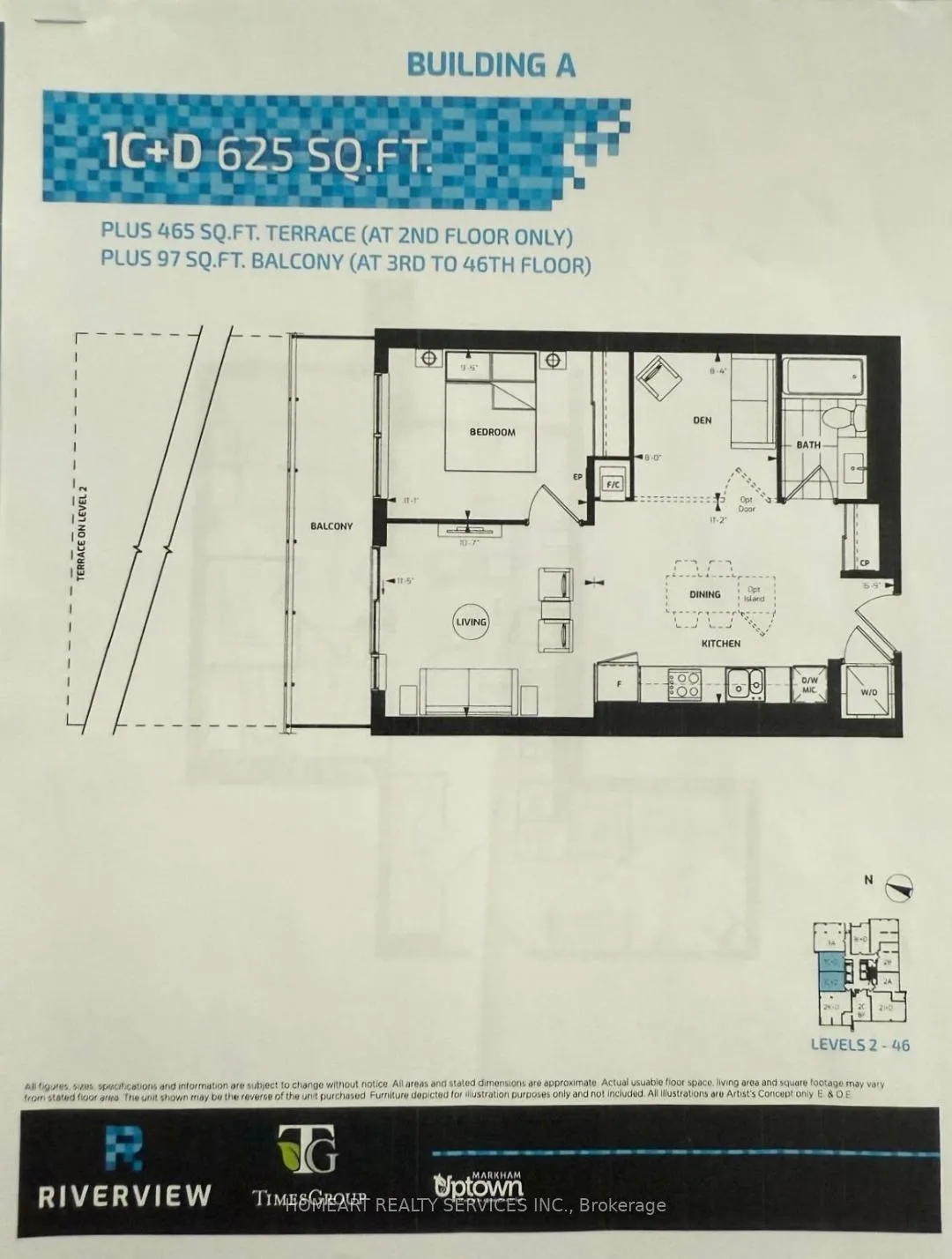 Photo 10 of Unit 2708, 8 Water Walk Drive, Markham, Unionville — HOMEH