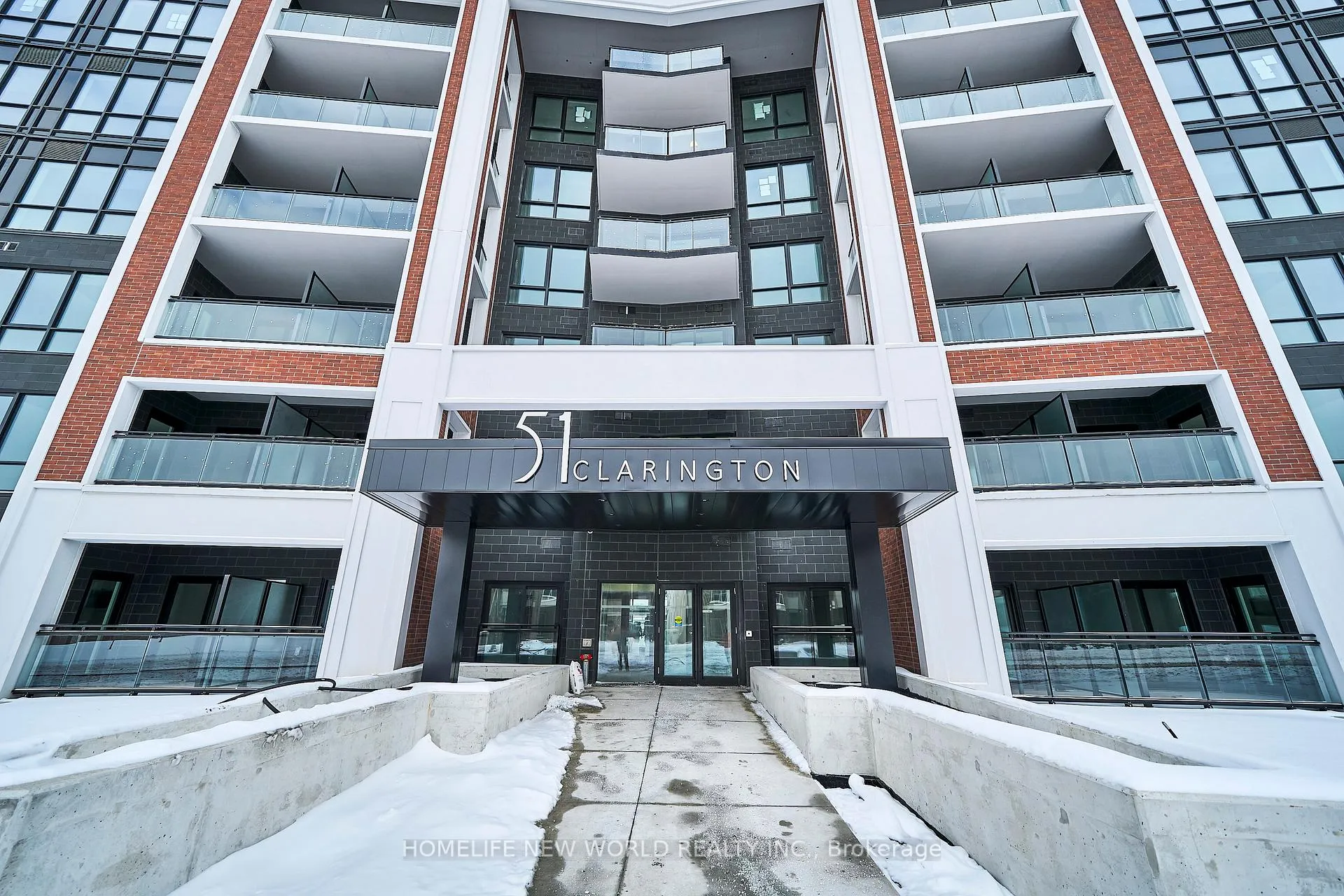 Front of Unit 330, 51 Clarington Boulevard