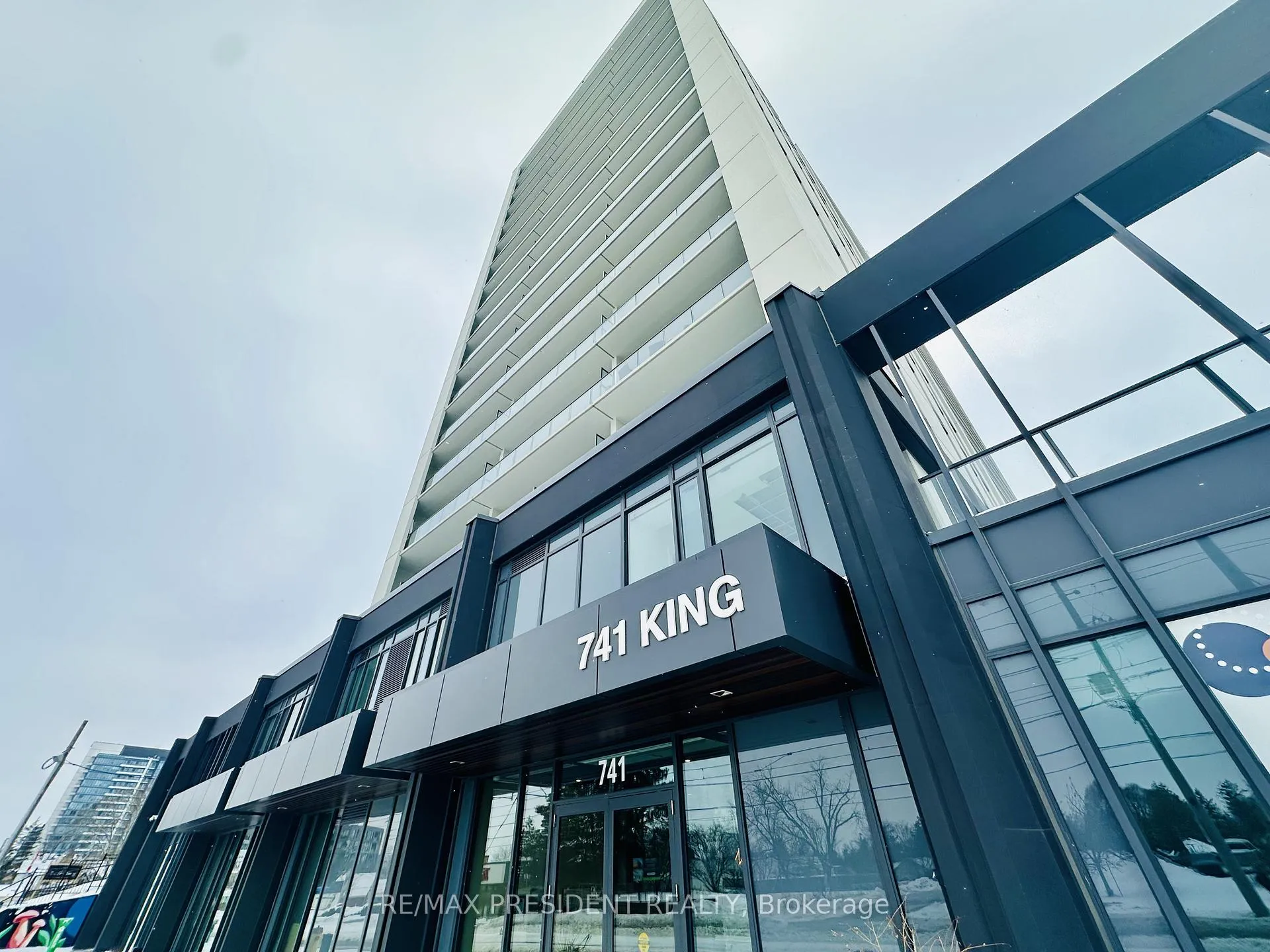 Front of Unit 1202, 741 King Street W