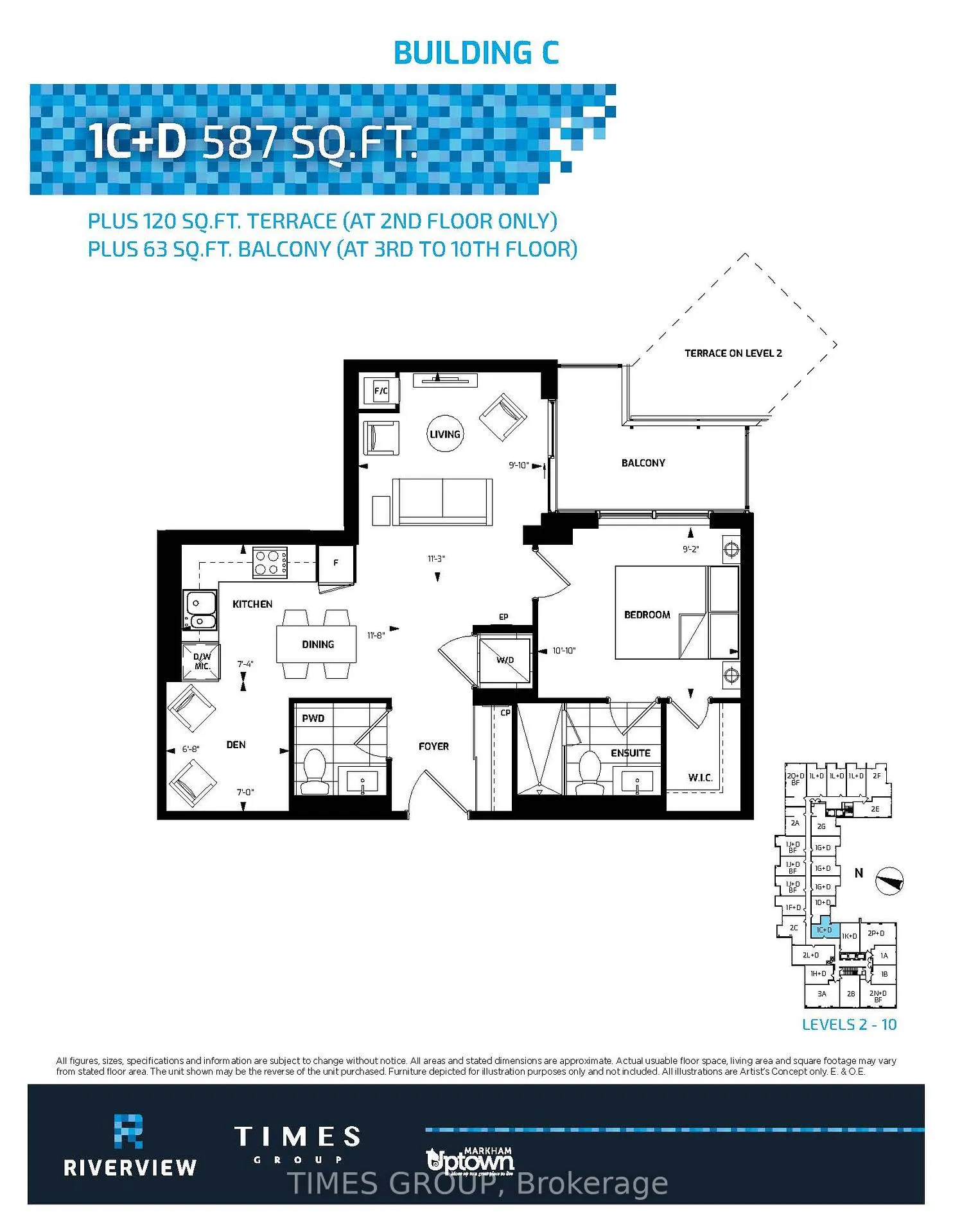 Photo 7 of Unit 230, 38 Water Walk Drive, Markham, Unionville — HOMEH