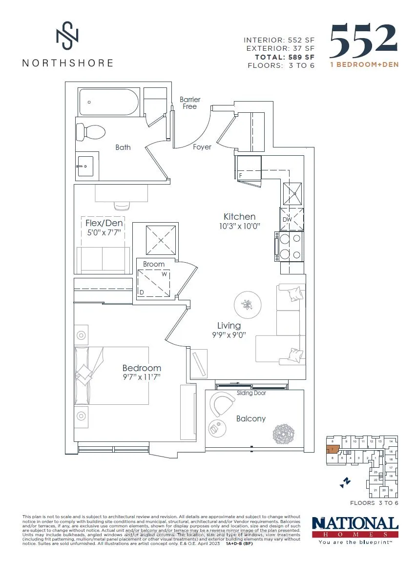 Photo 1 of Unit 407, 500 Plains Road E, Burlington, LaSalle — HOMEH