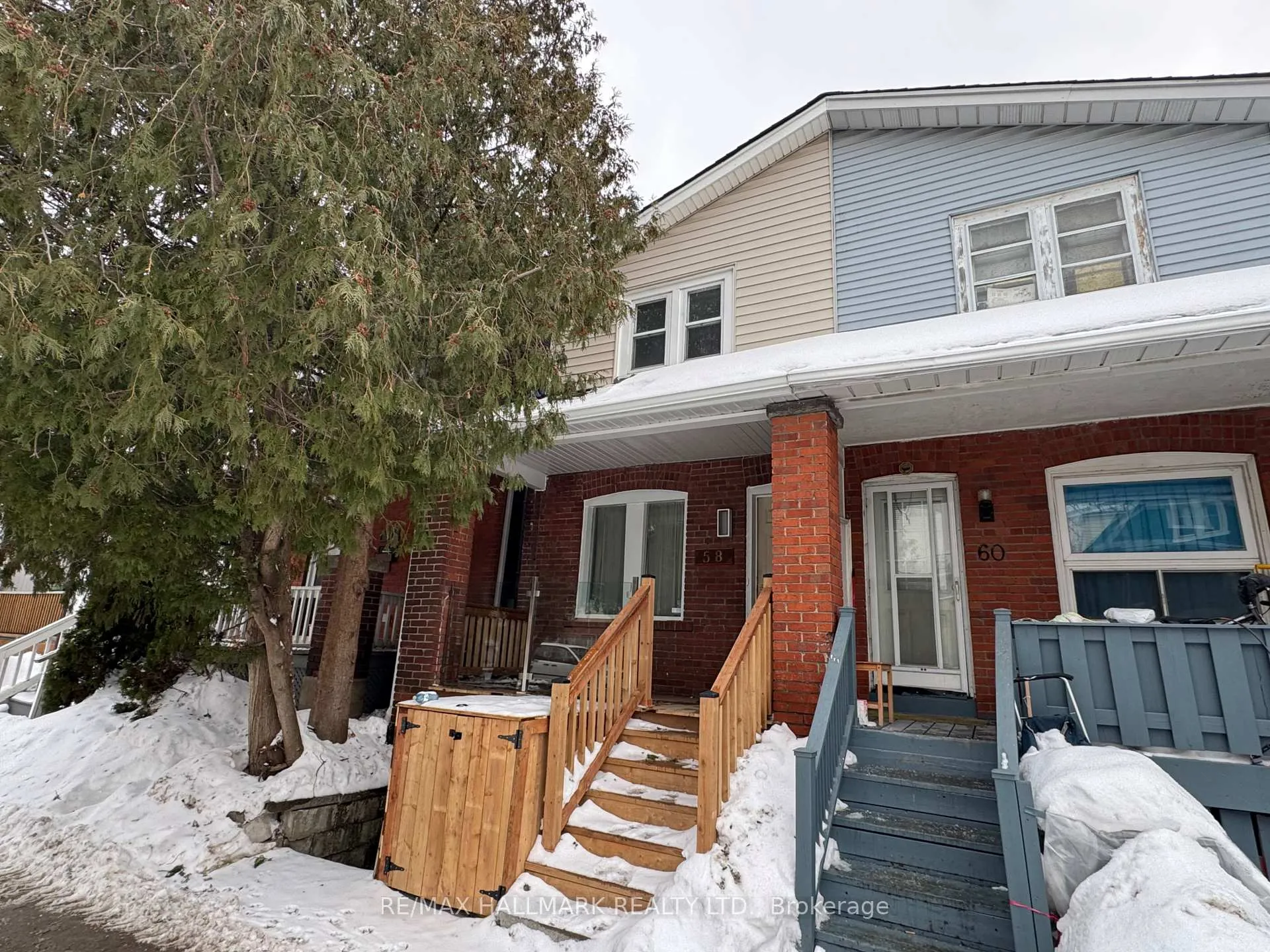 Front of 58 Pape Avenue