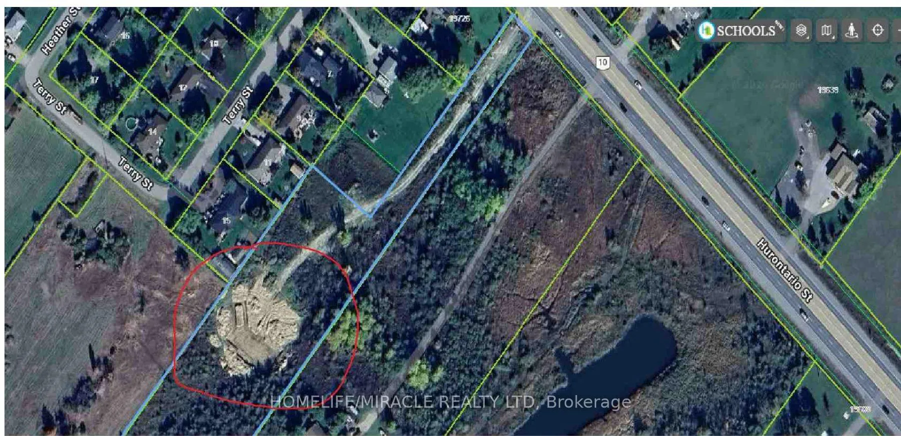 Front of Lot 22 Hurontario Street