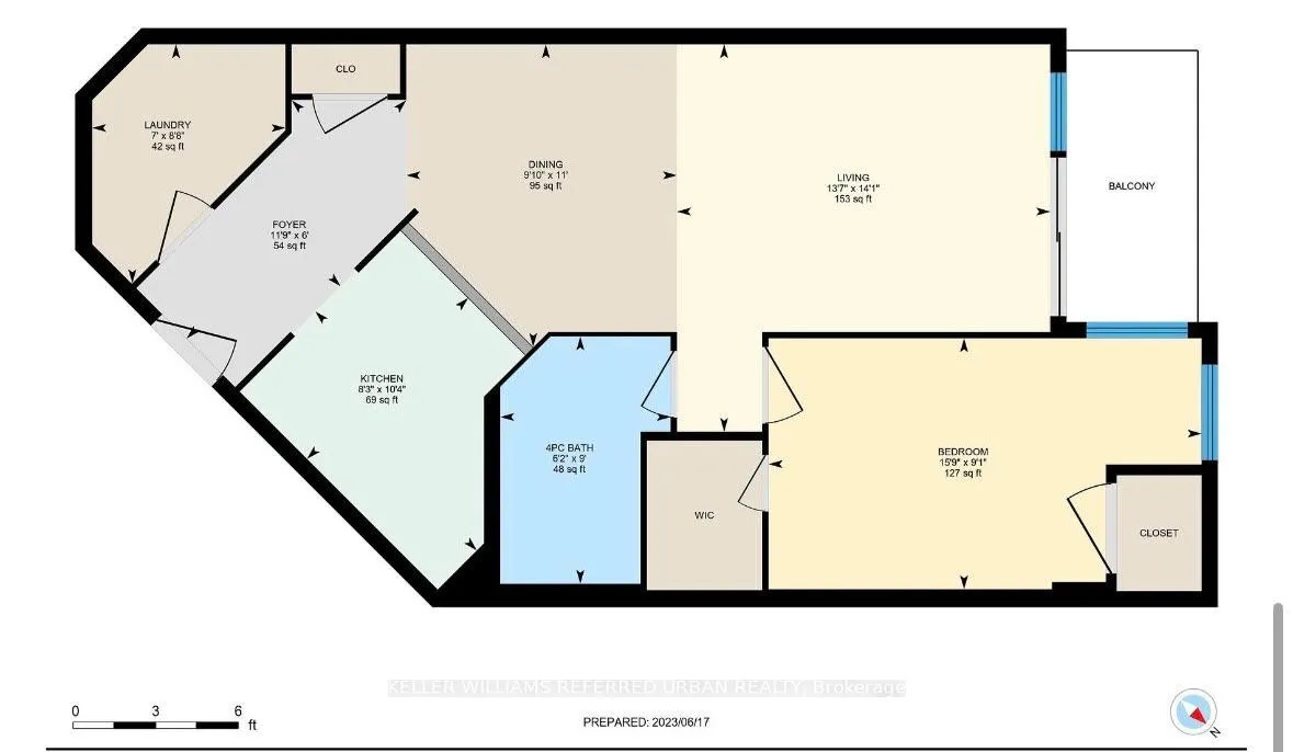 Front of Unit 408, 1 Leaside Park Drive