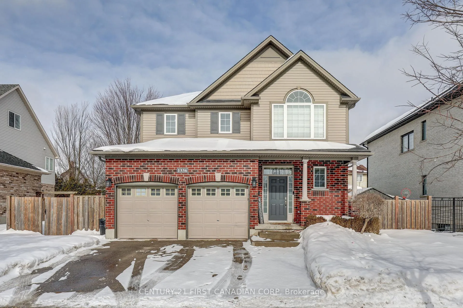 Front of 1336 Birchwood Drive