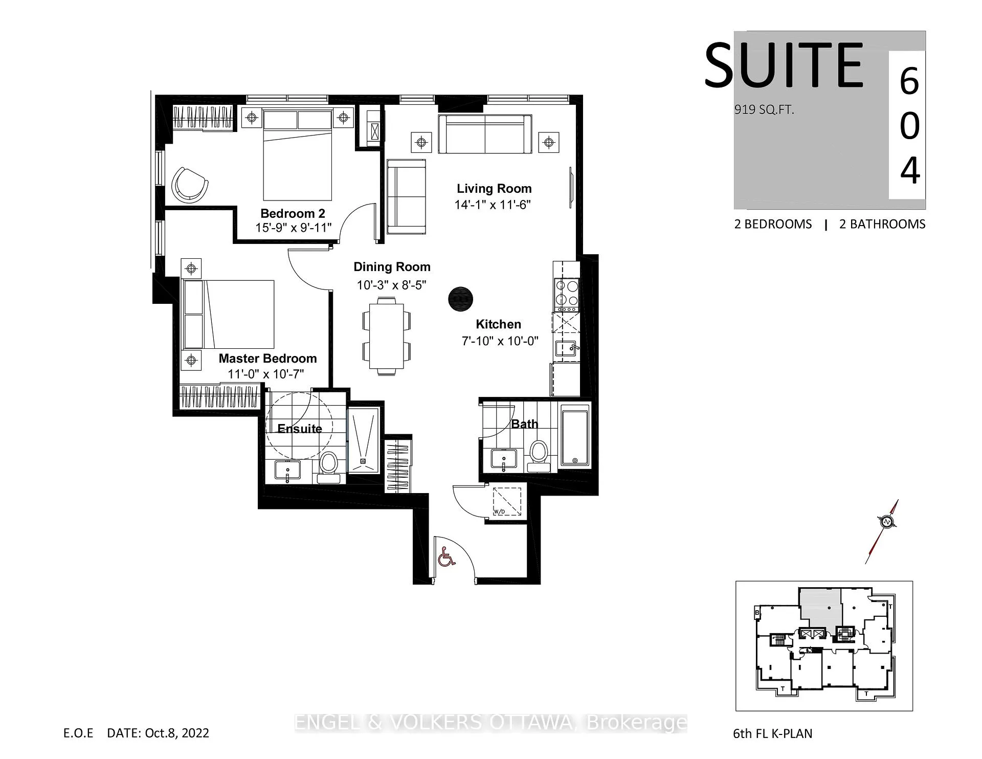 Photo 22 of Unit 604, 280 O'Connor Street, Ottawa, Ottawa Centre — HOMEH