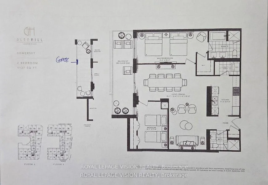 Front of Unit 227, 505 Glencairn Avenue