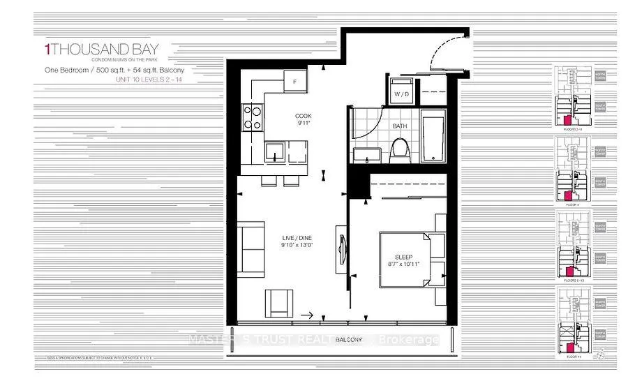 Front of Unit 310, 57 St Joseph Street