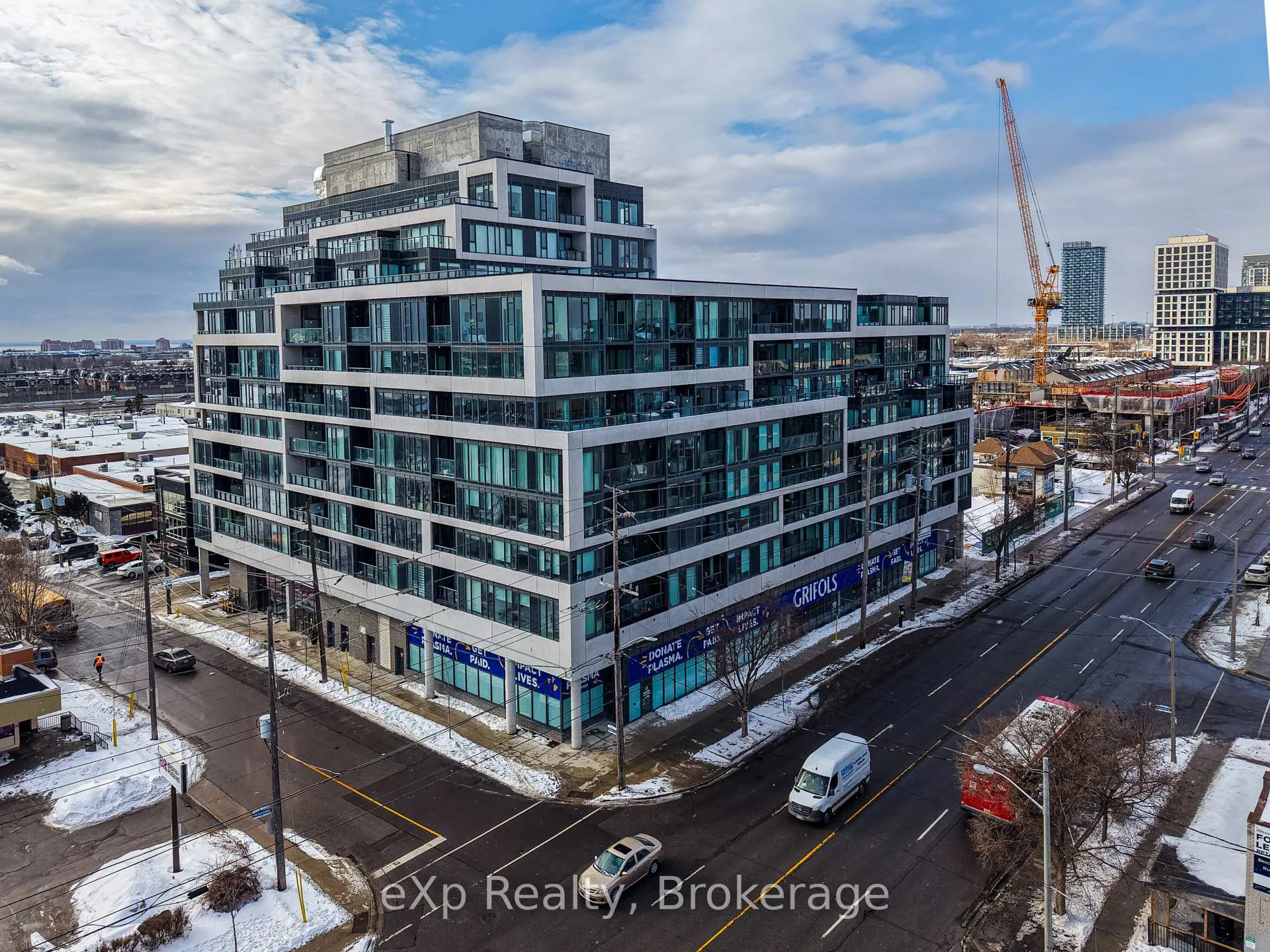 Front of Unit 209, 859 The Queensway