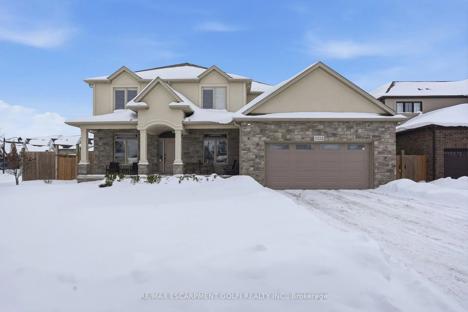Front of 9232 Shoveller Drive