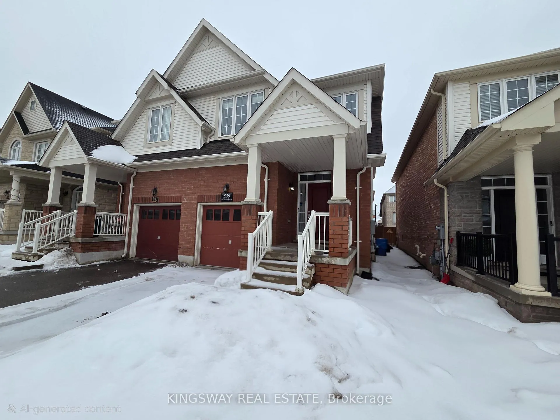 Front of Unit Upper, 839 Miltonbrook Crescent