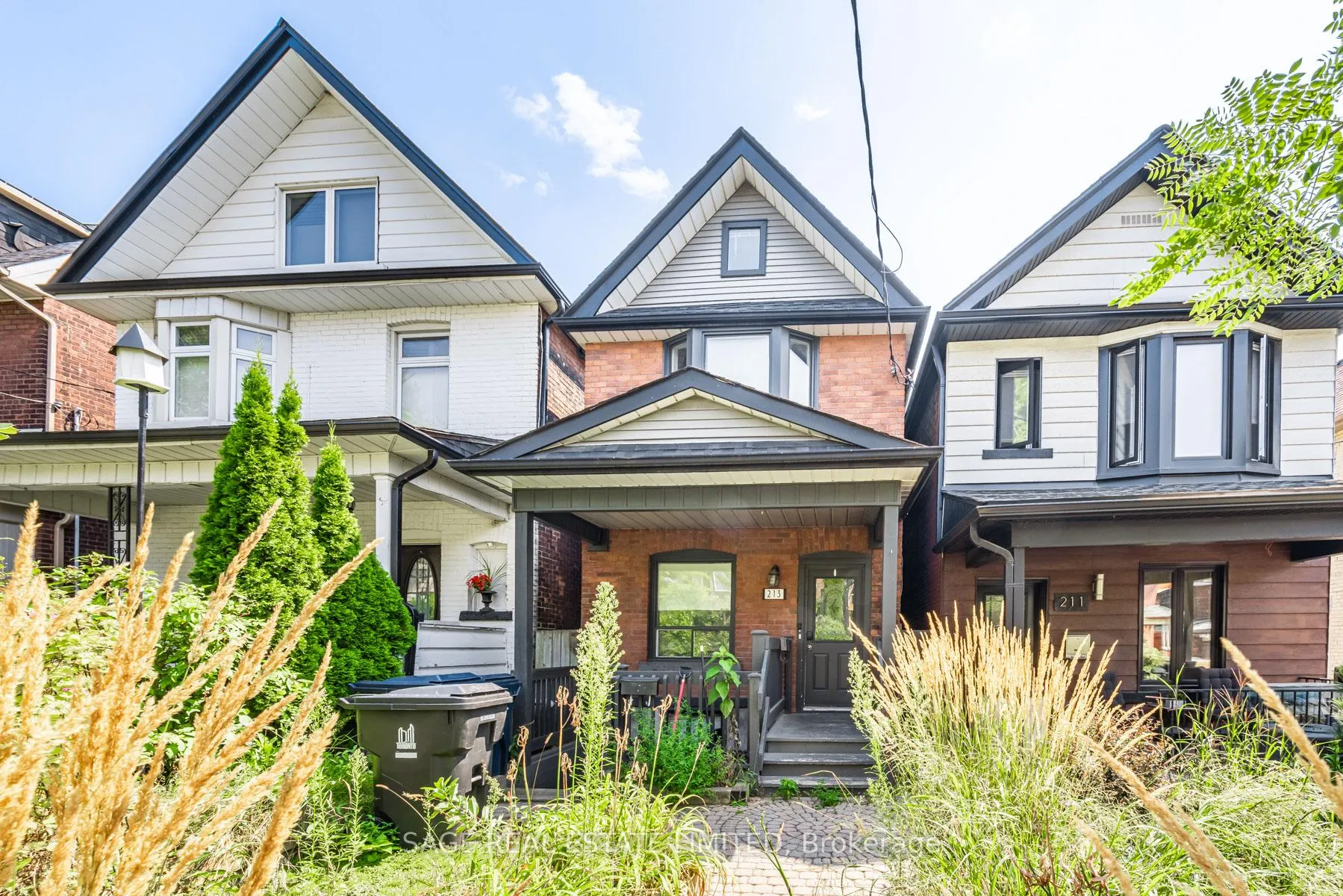 Front of Unit Upper, 213 Langley Avenue