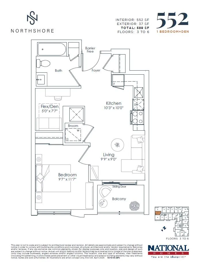 Photo 1 of Unit 607, 500 Plains Road E, Burlington, LaSalle — HOMEH