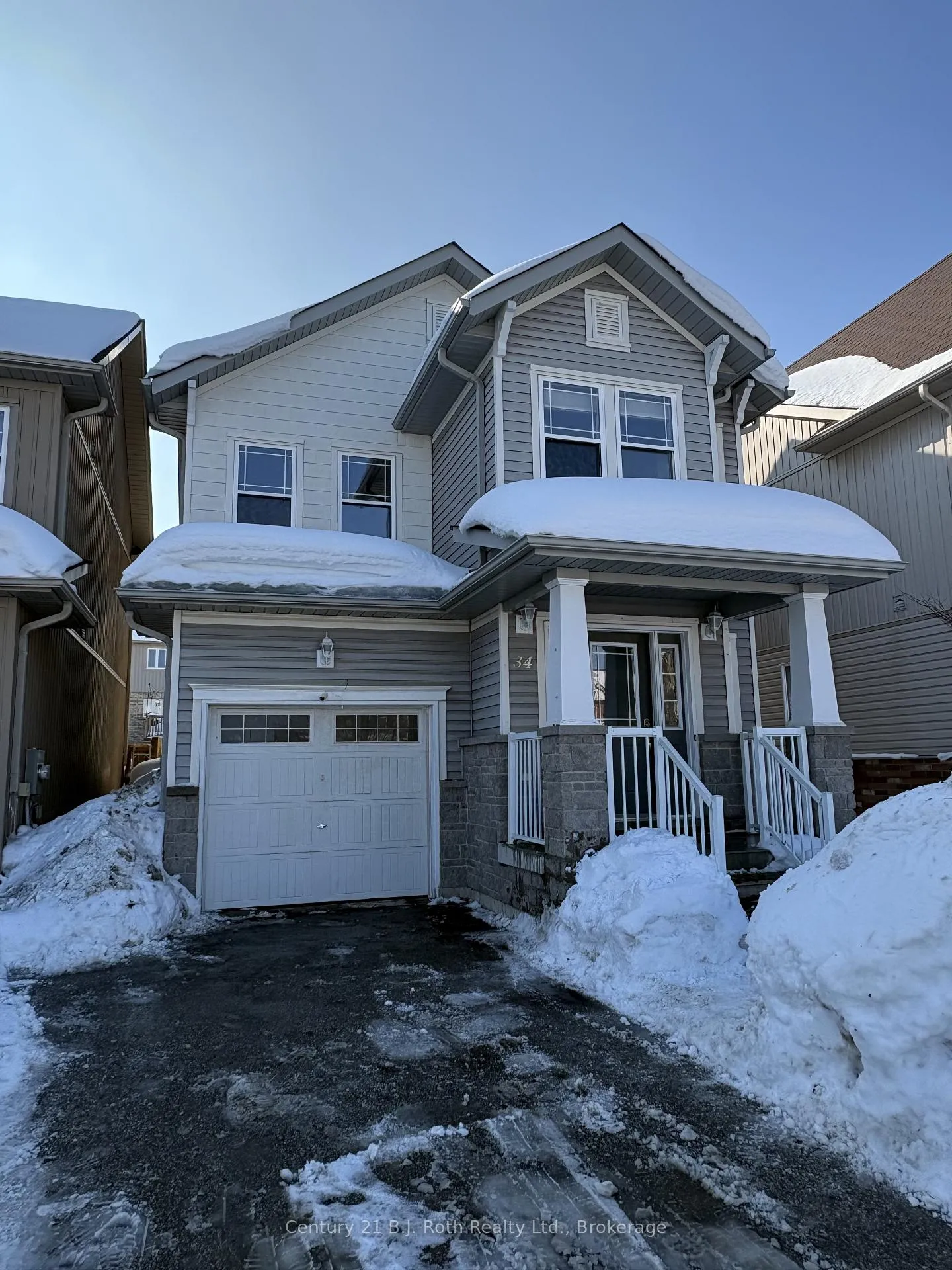 Front of 34 Pearl Drive