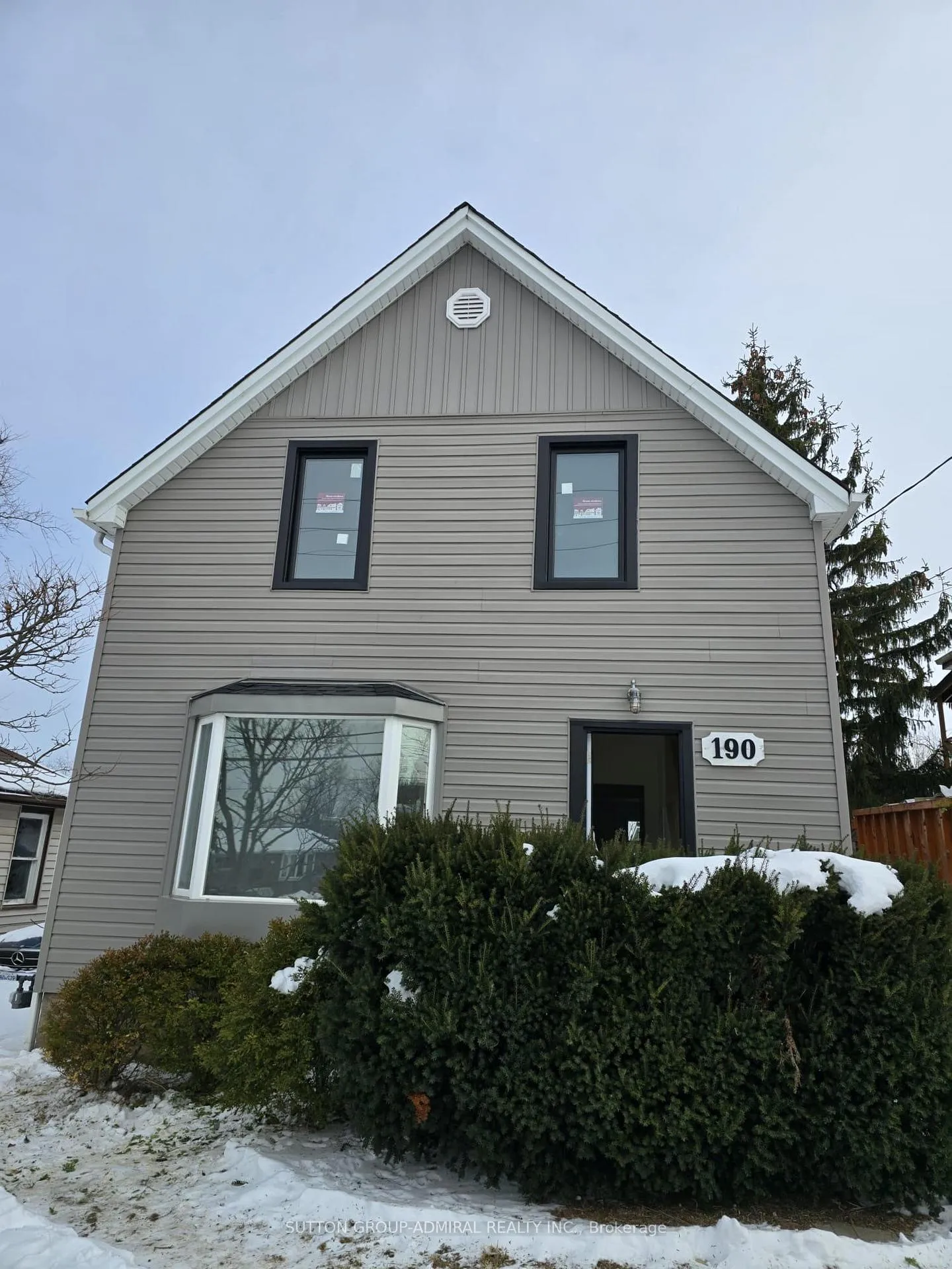 Front of 190 Fruitland Road