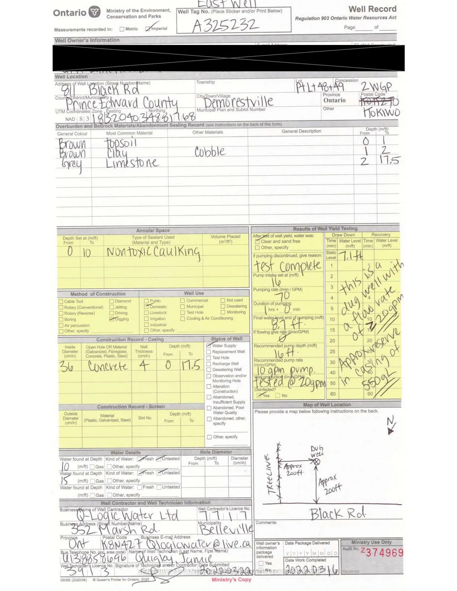 Photo 4 of 00 Black Road, Prince Edward County, Sophiasburg Ward — HOMEH