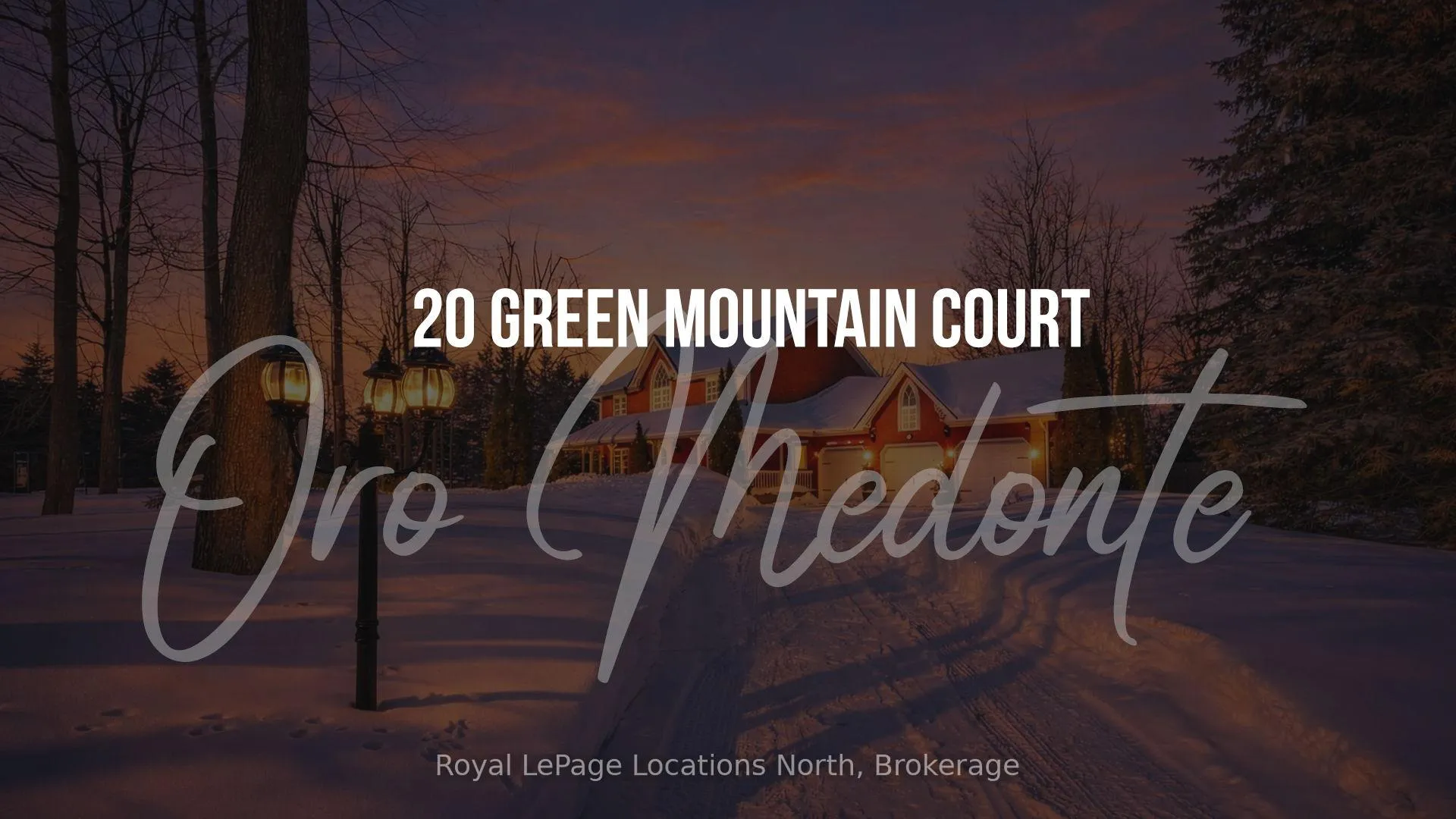 Photo 1 of 20 Green Mountain Court, Oro-Medonte, Rural Oro-Medonte — HOMEH
