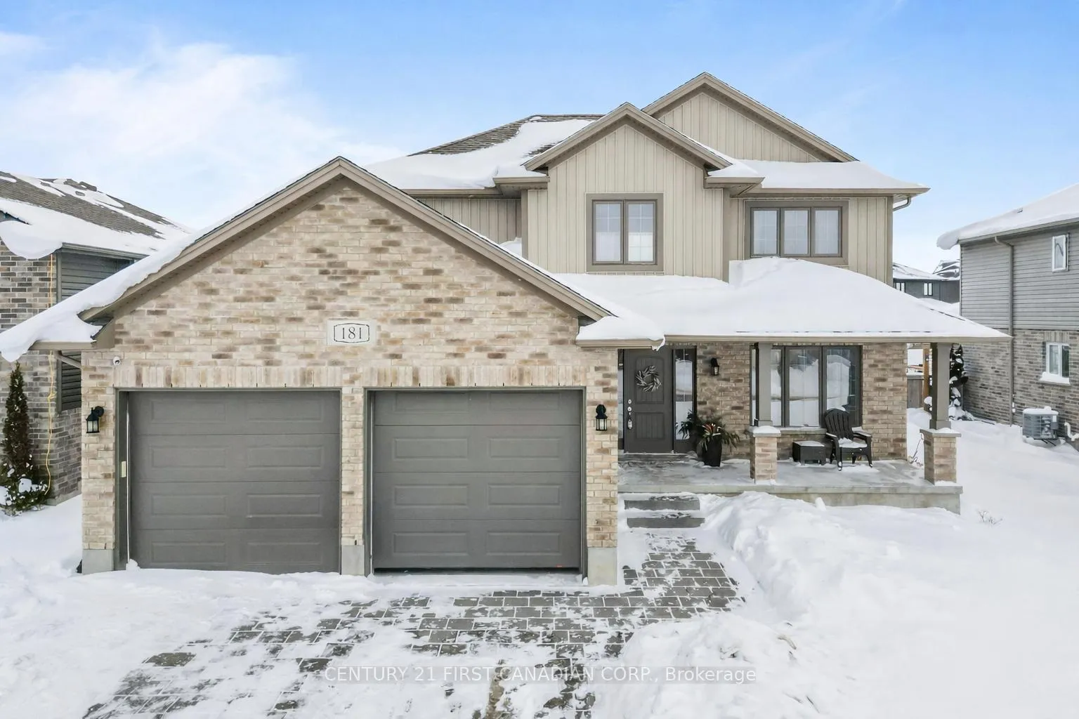 Front of 181 Gilmour Drive