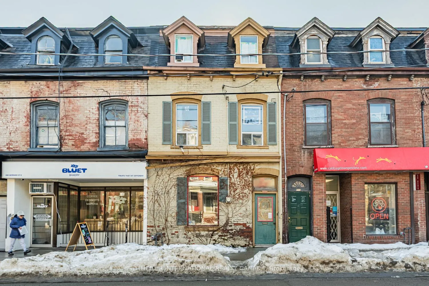 Front of 243 Gerrard Street E