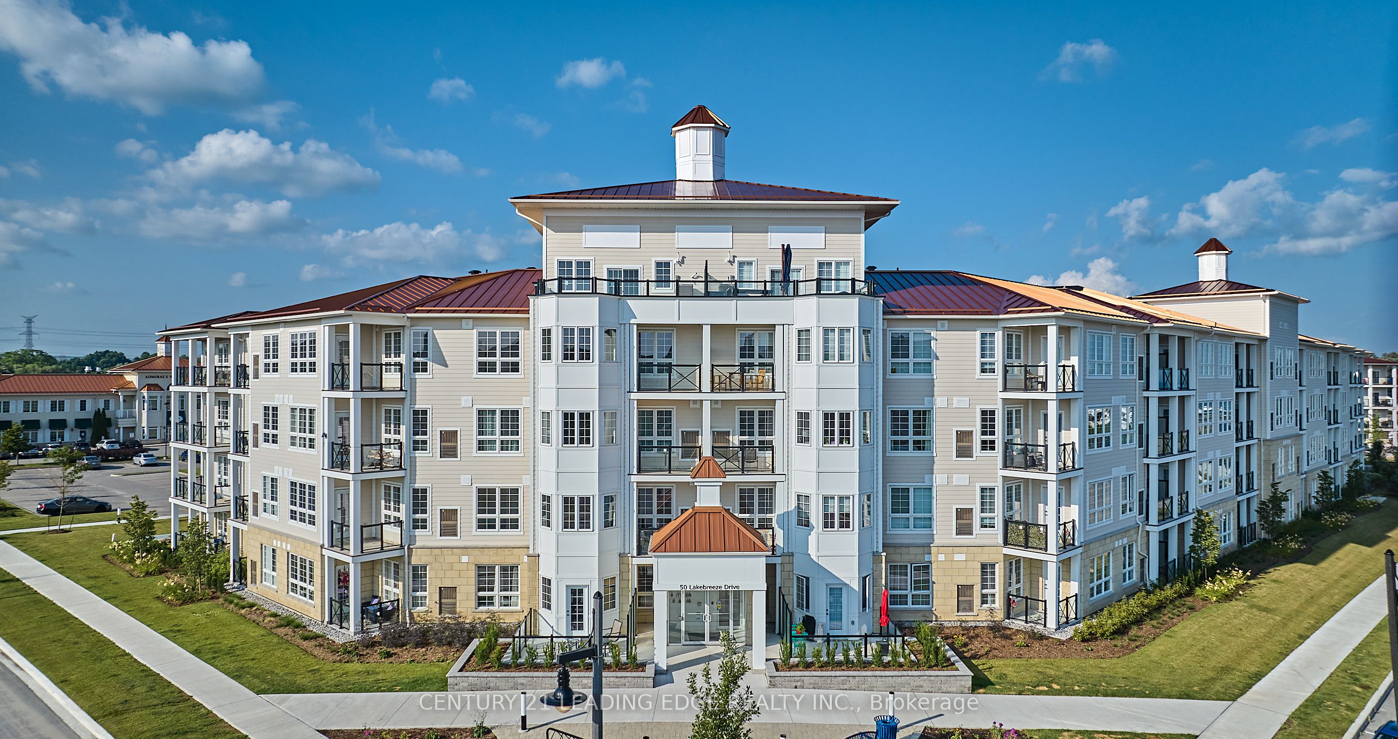 Front of Unit 105, 50 Lakebreeze Drive