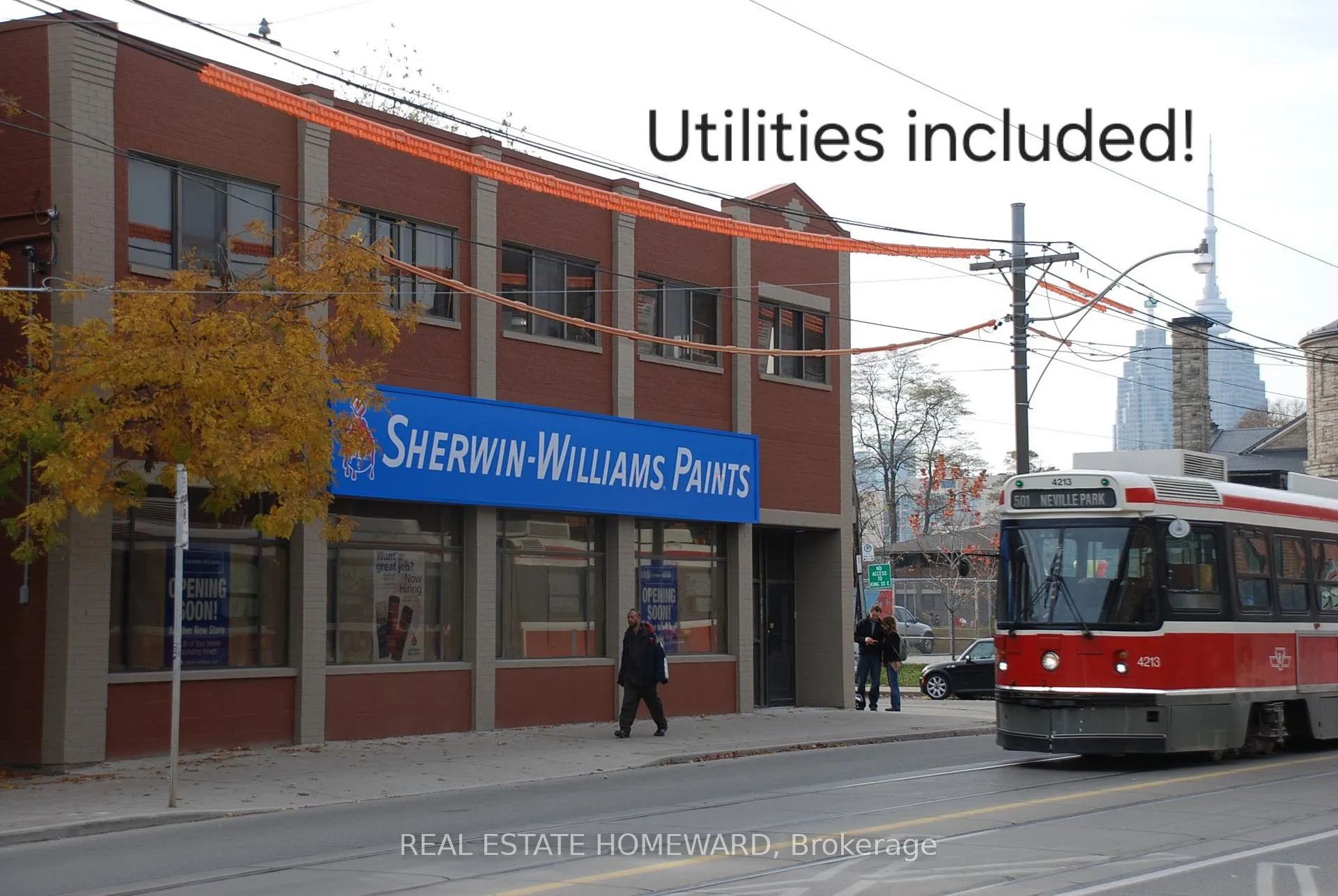 Front of Unit A, 425 Queen Street