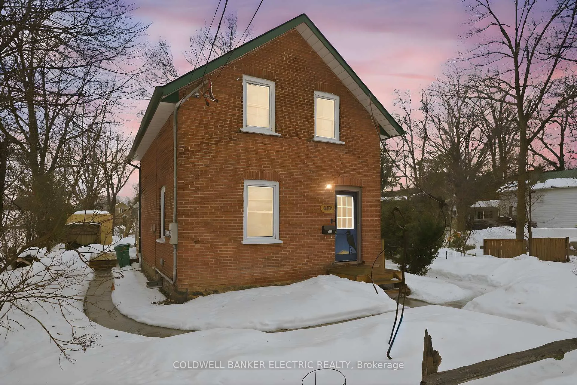 Front of 607 Armour Road