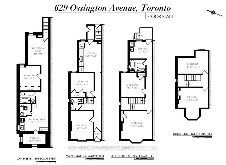 Photo 3 of 629 Ossington Avenue, Toronto, Palmerston-Little Italy — HOMEH