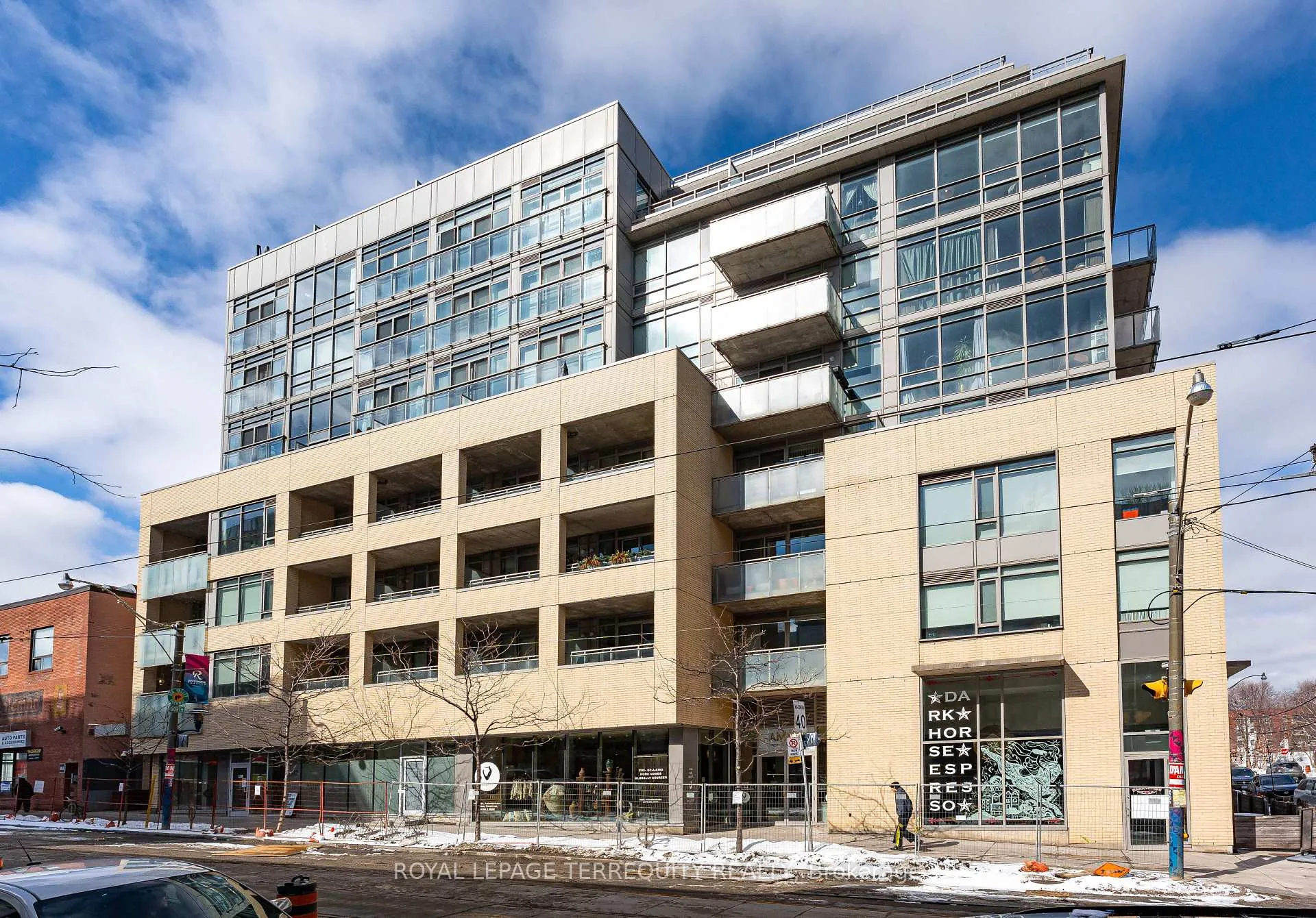 Front of Unit 201, 630 Queen Street E