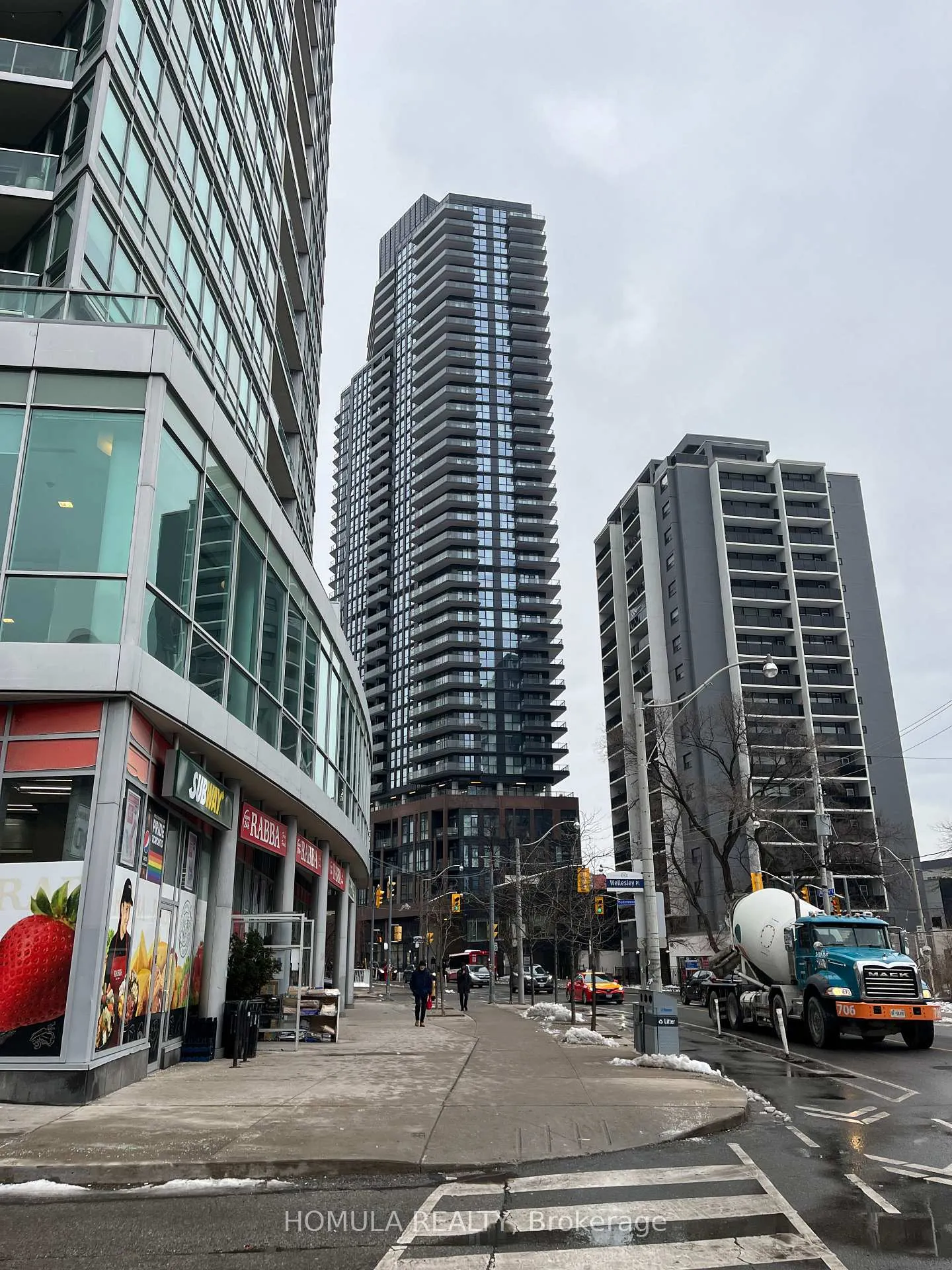 Front of Unit 303, 159 Wellesley Street E