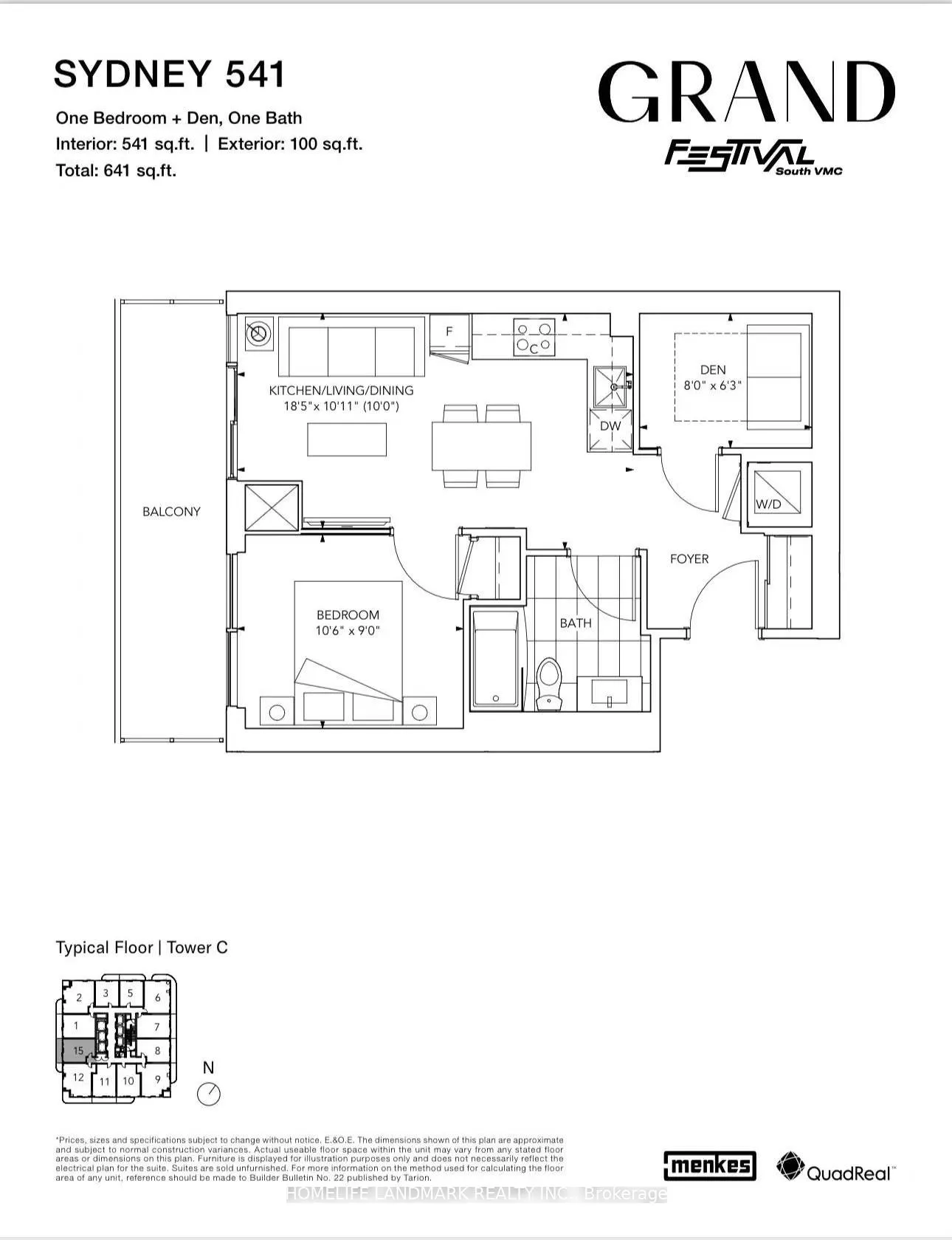 Photo 14 of Unit 2215, 8 Interchange Way, Vaughan, Vaughan Corporate Centre — HOMEH