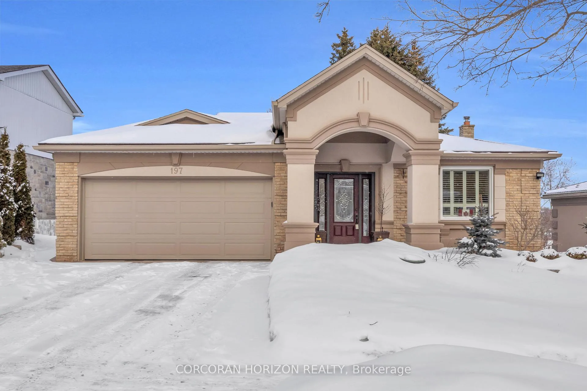 Front of 197 Autumn Hill Crescent
