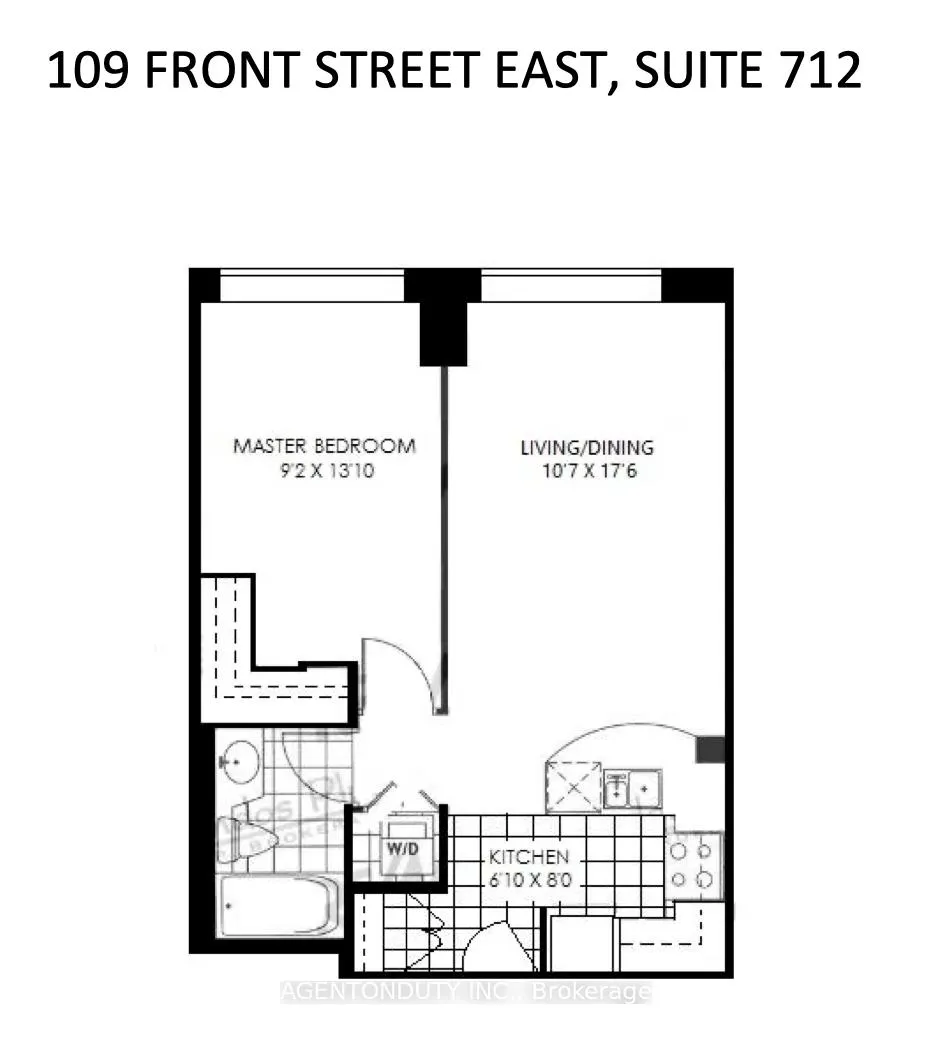 Photo 7 of Unit 712, 109 Front Street E, Toronto, Waterfront Communities — HOMEH