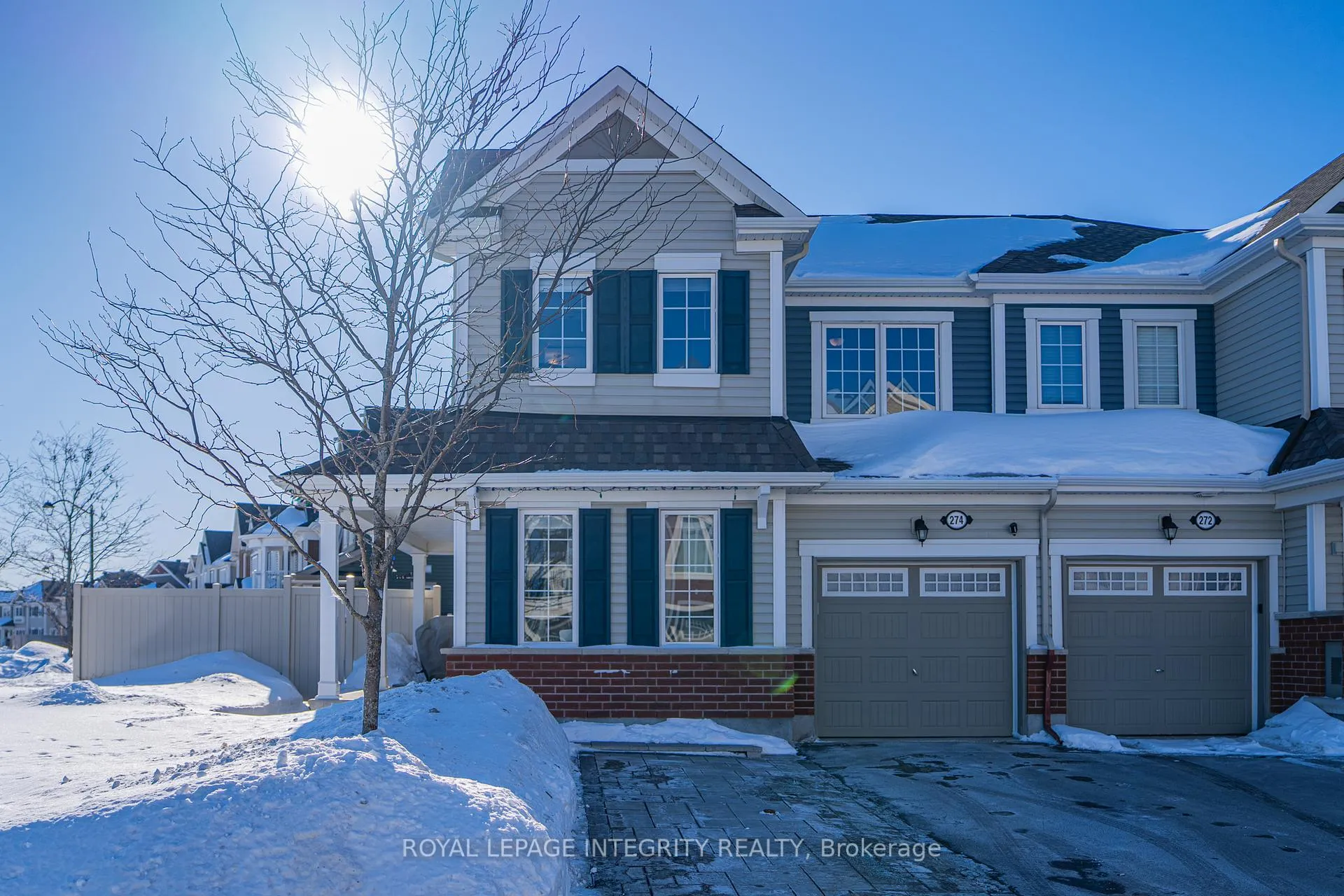 Photo 2 of 274 Brassy Minnow Crescent, Ottawa, Barrhaven - Half Moon Bay — HOMEH