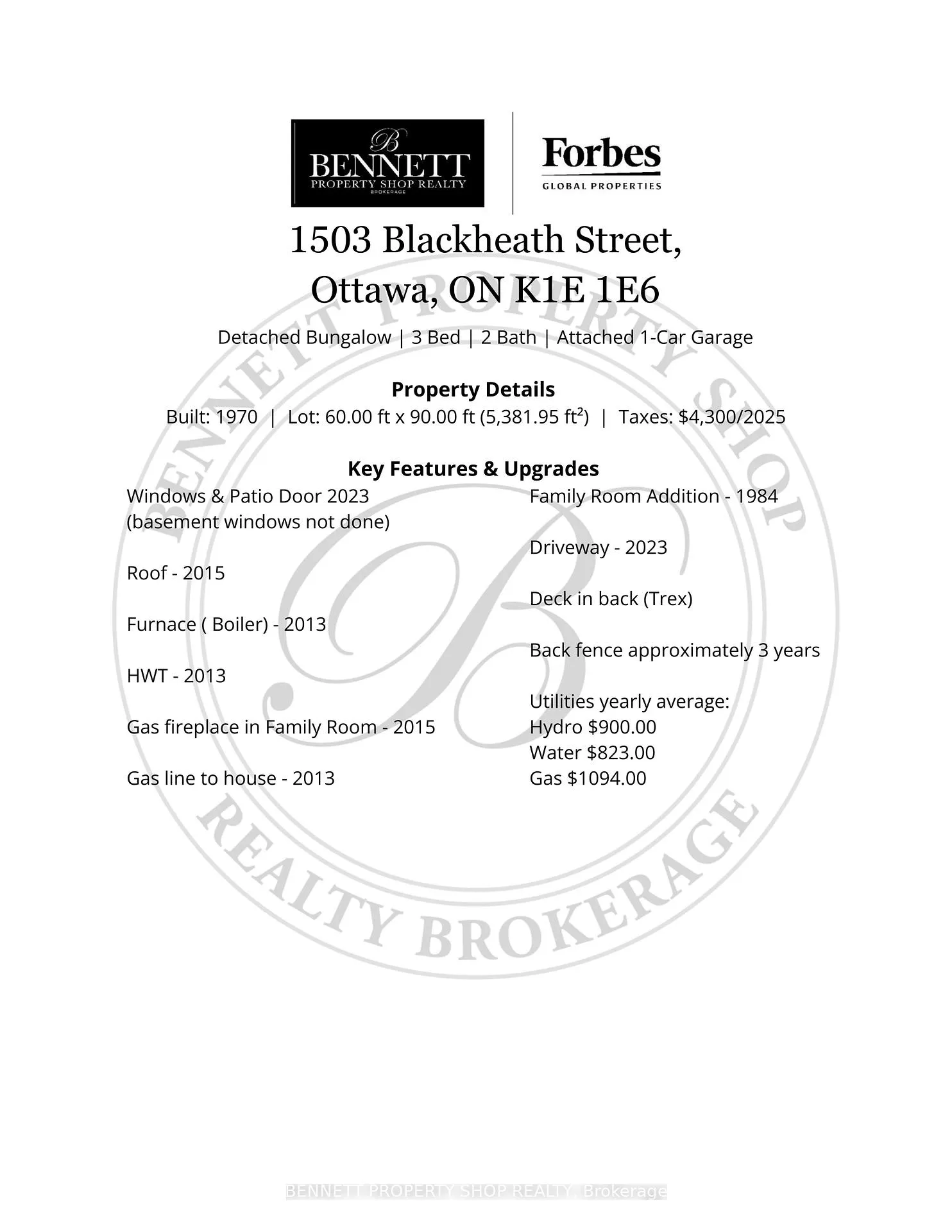 Photo 25 of 1503 Blackheath Street, Ottawa, Bilberry Creek/Queenswood Heights — HOMEH