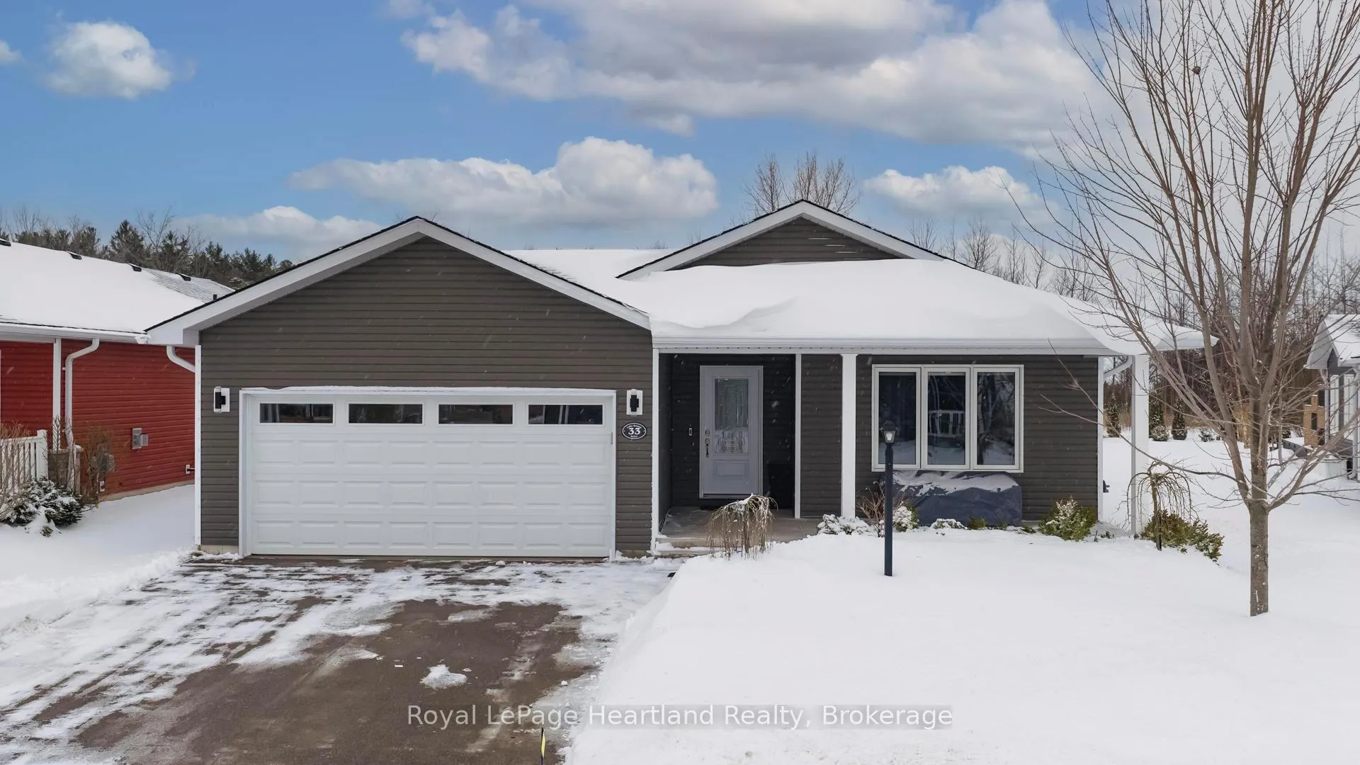 Front of 33 Lake Breeze Drive