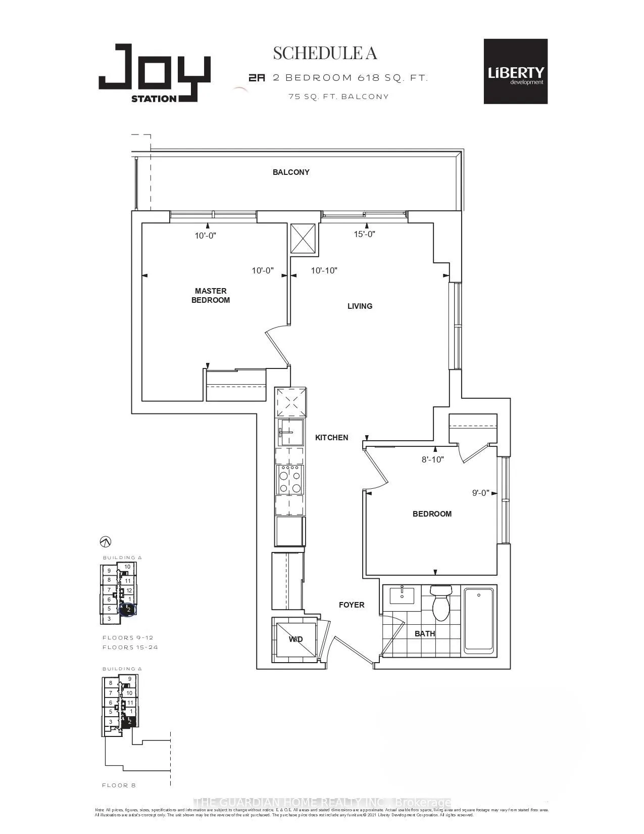 Front of Unit A1602, 9763 Markham Road