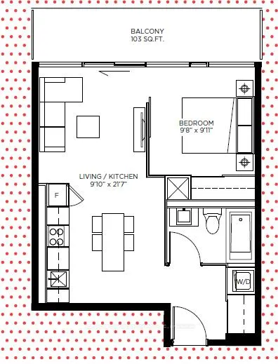 Photo 9 of Unit 2101, 101 Peter Street, Toronto, Waterfront Communities — HOMEH